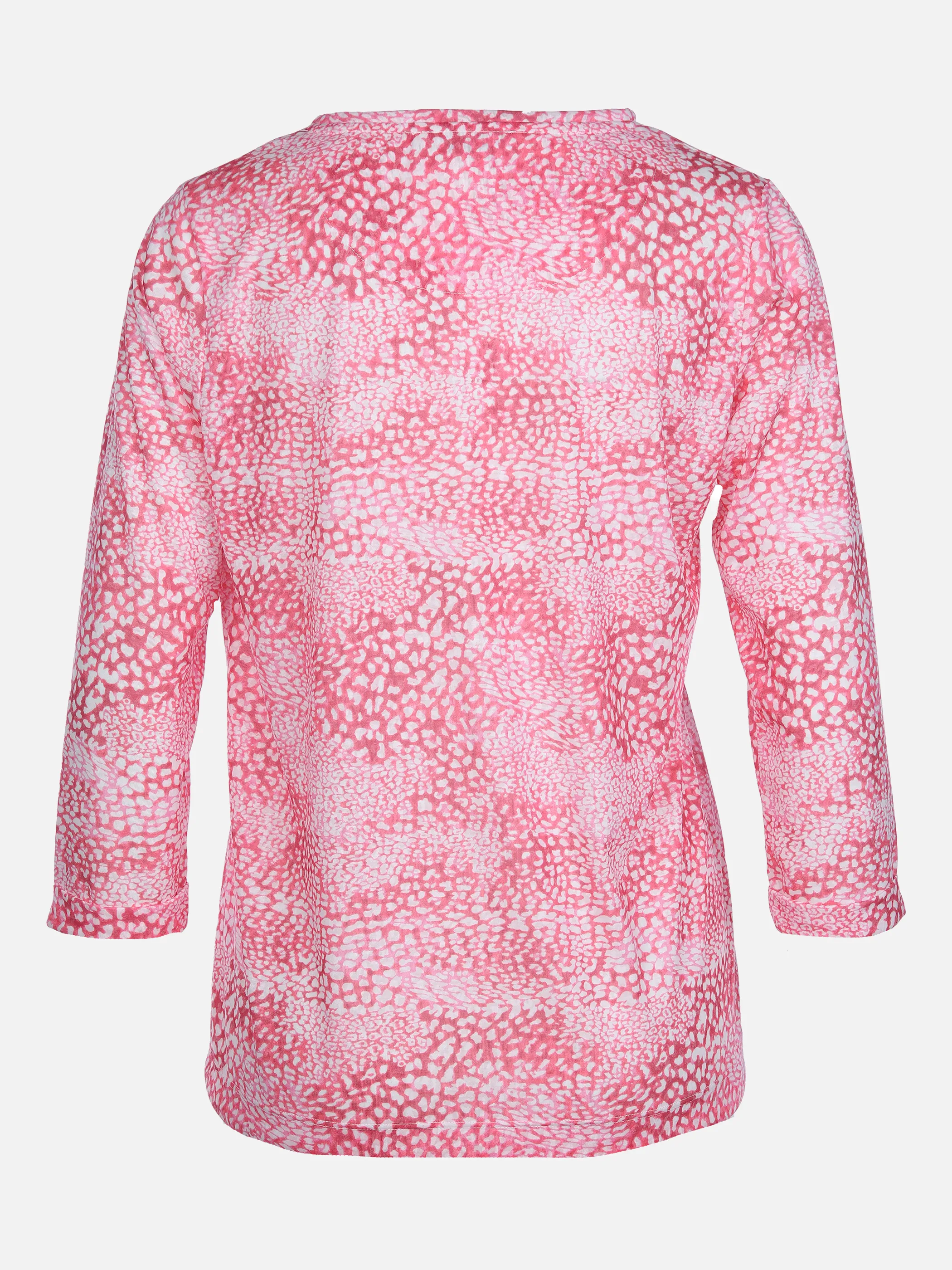 Lisa Tossa Da-Rundhals-Shirt m. Alloverpr Pink 865098 PINK GEM 2