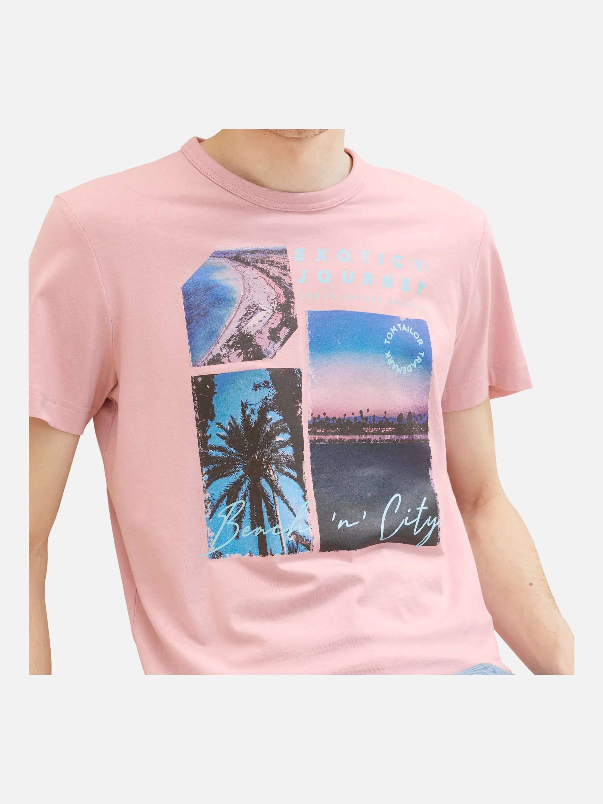 Tom Tailor 1036365 photoprint t-shirt Pink 880575 11055 3