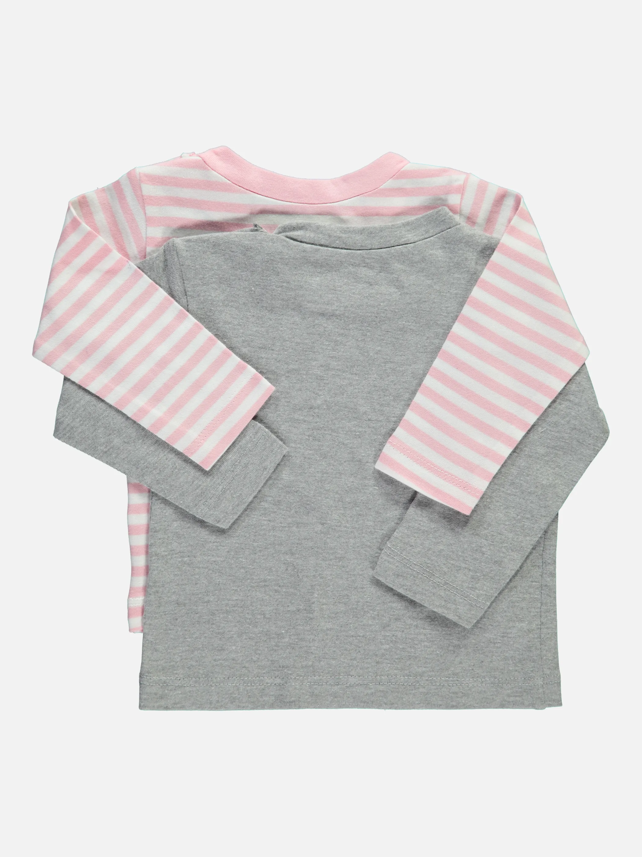 Lilly&Fynn BG TShirt 2er Pack 1/1 Arm Rosa 838846 GRAU 2