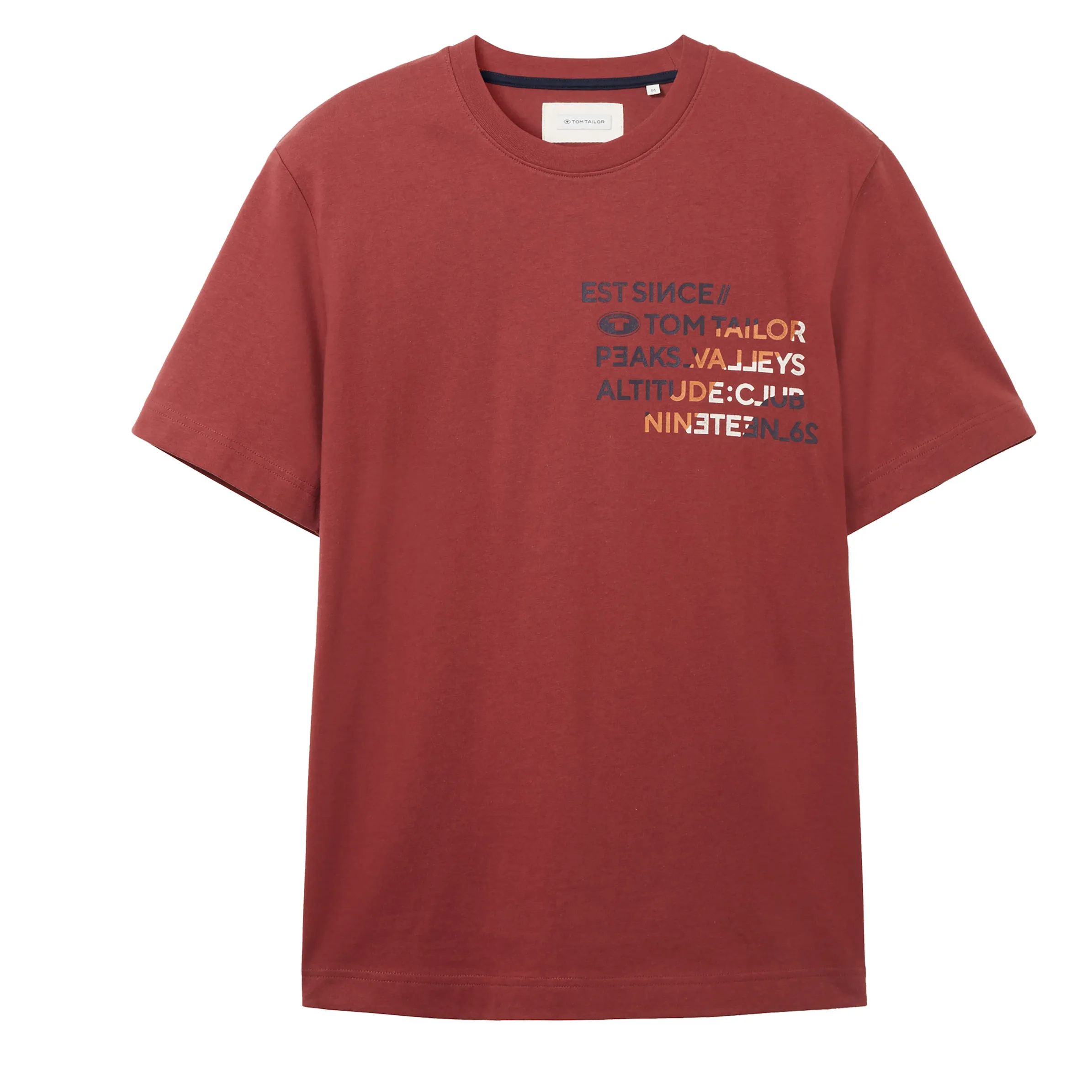 Tom Tailor 1037848 printed t-shirt Rot 884270 32220 1 Tom Tailor 1037848 printed t-shirt Rot 884270 32220 1
