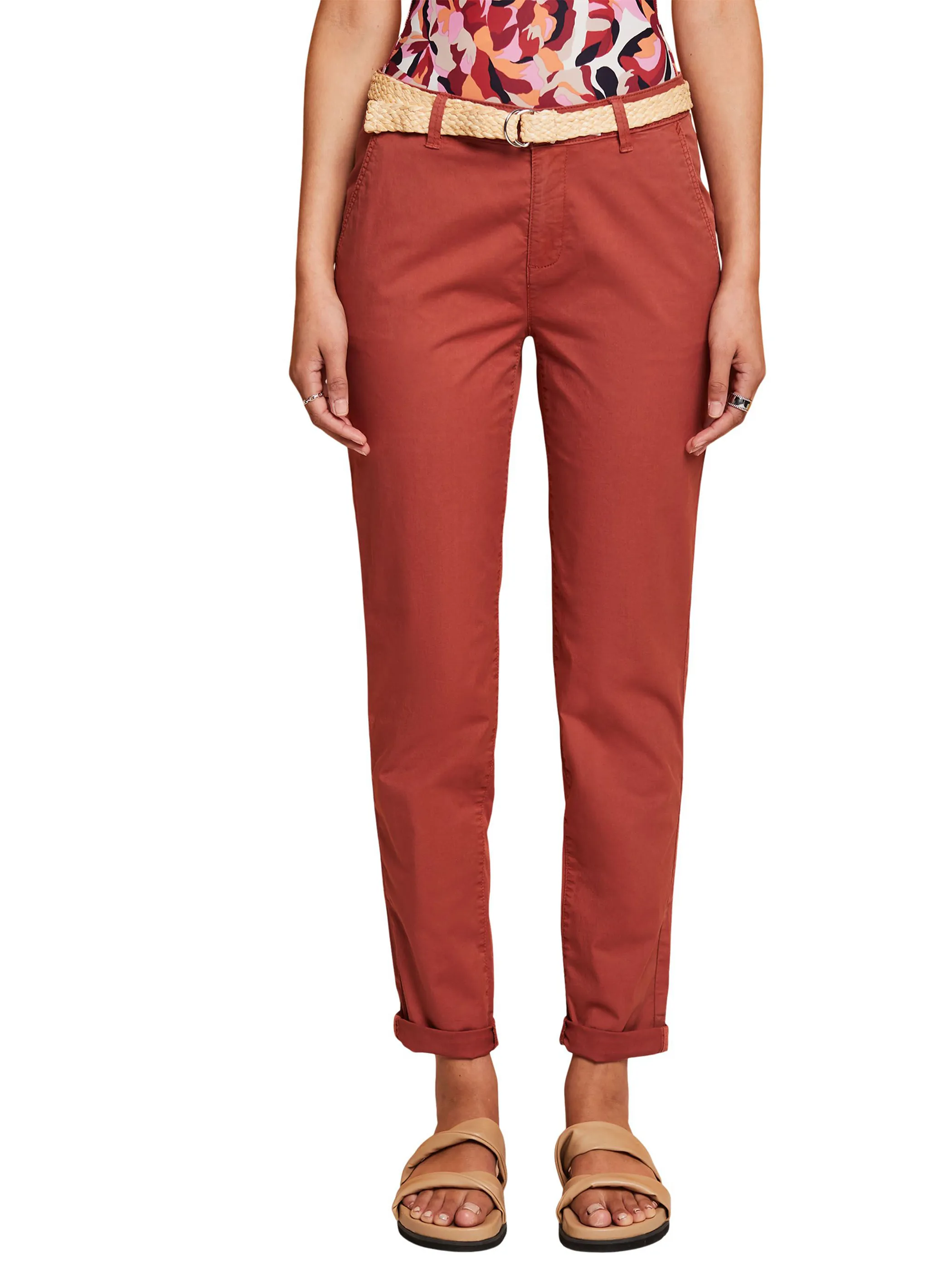 Esprit 023EE1B333 NOOS Chino Orange 880714 E805 3