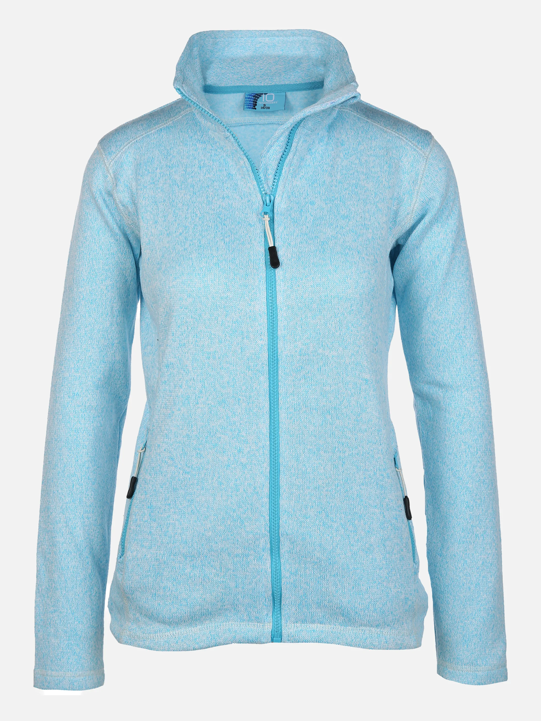 Ten Degrees Da-Fleecejacke mit Stehkragen Blau 859217 HELLBLAU 1