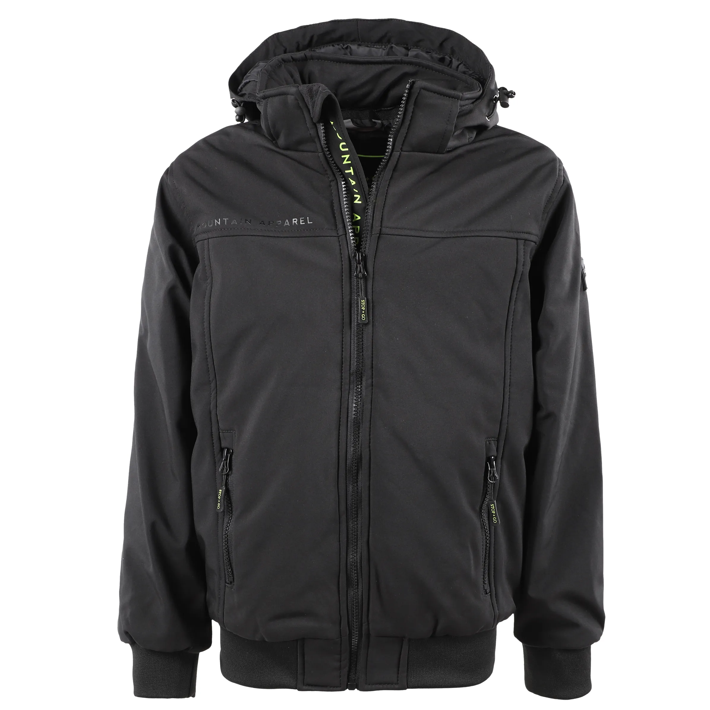 Stop + Go TB-Softshell Jacke Schwarz 879177 BLACK 1 Stop + Go TB-Softshell Jacke Schwarz 879177 BLACK 1