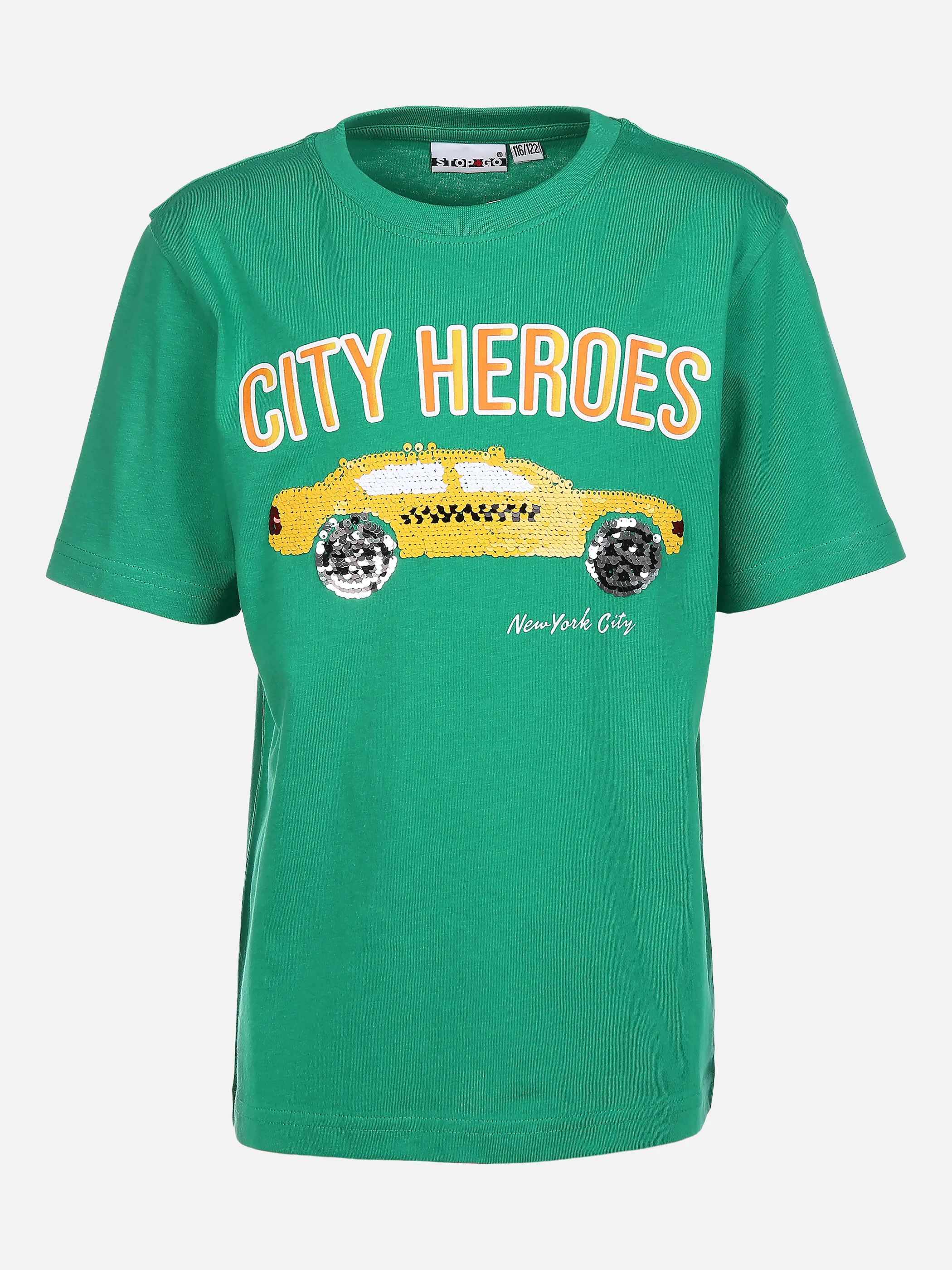Stop + Go MB TShirt in mint mit Druck Grün 852481 MINT 1 Stop + Go MB TShirt in mint mit Druck Grün 852481 MINT 1