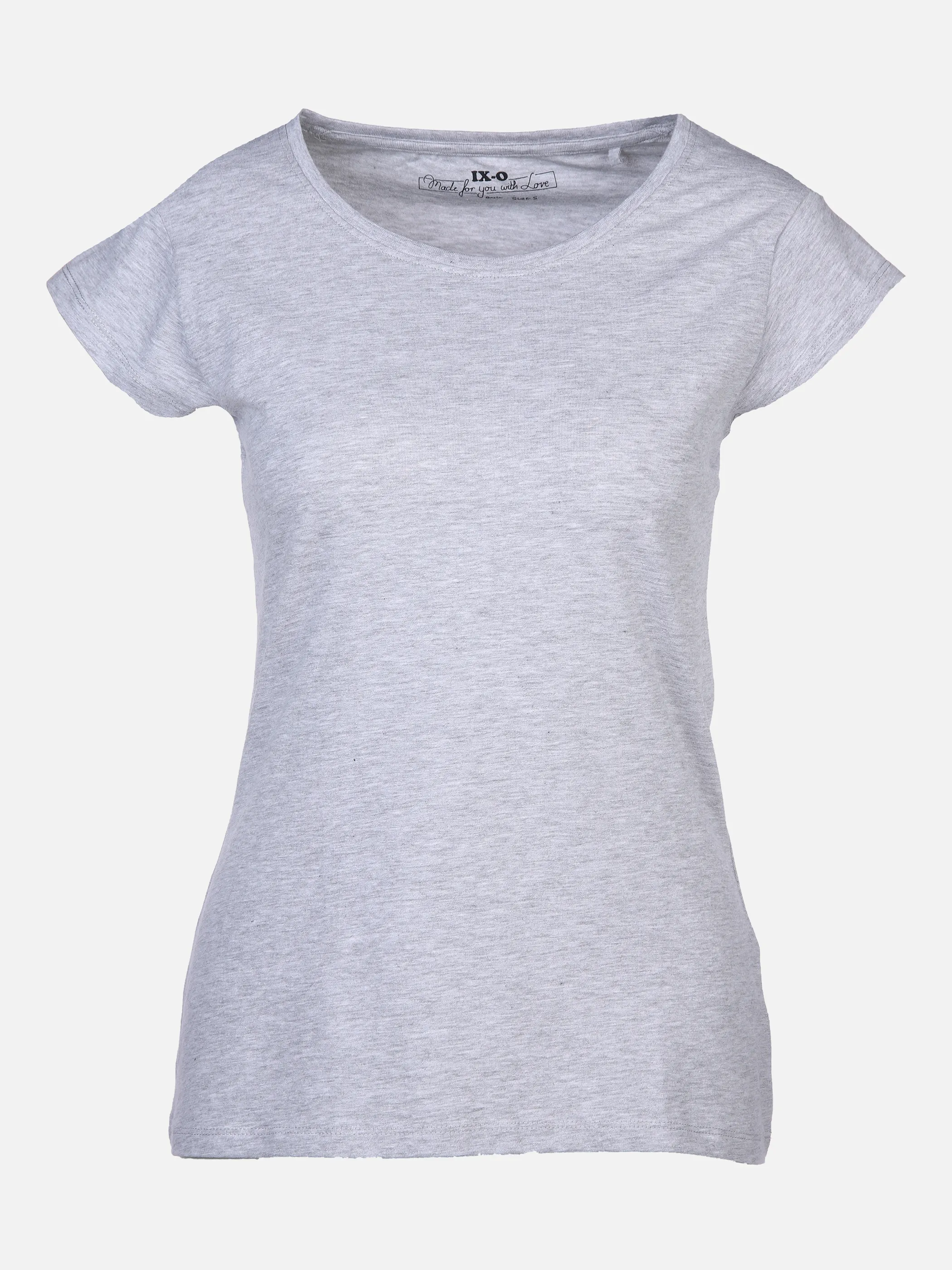 IX-O YF-Da- T-Shirt 1/2 Basic RH Grau 804314 L´GREY MEL 1