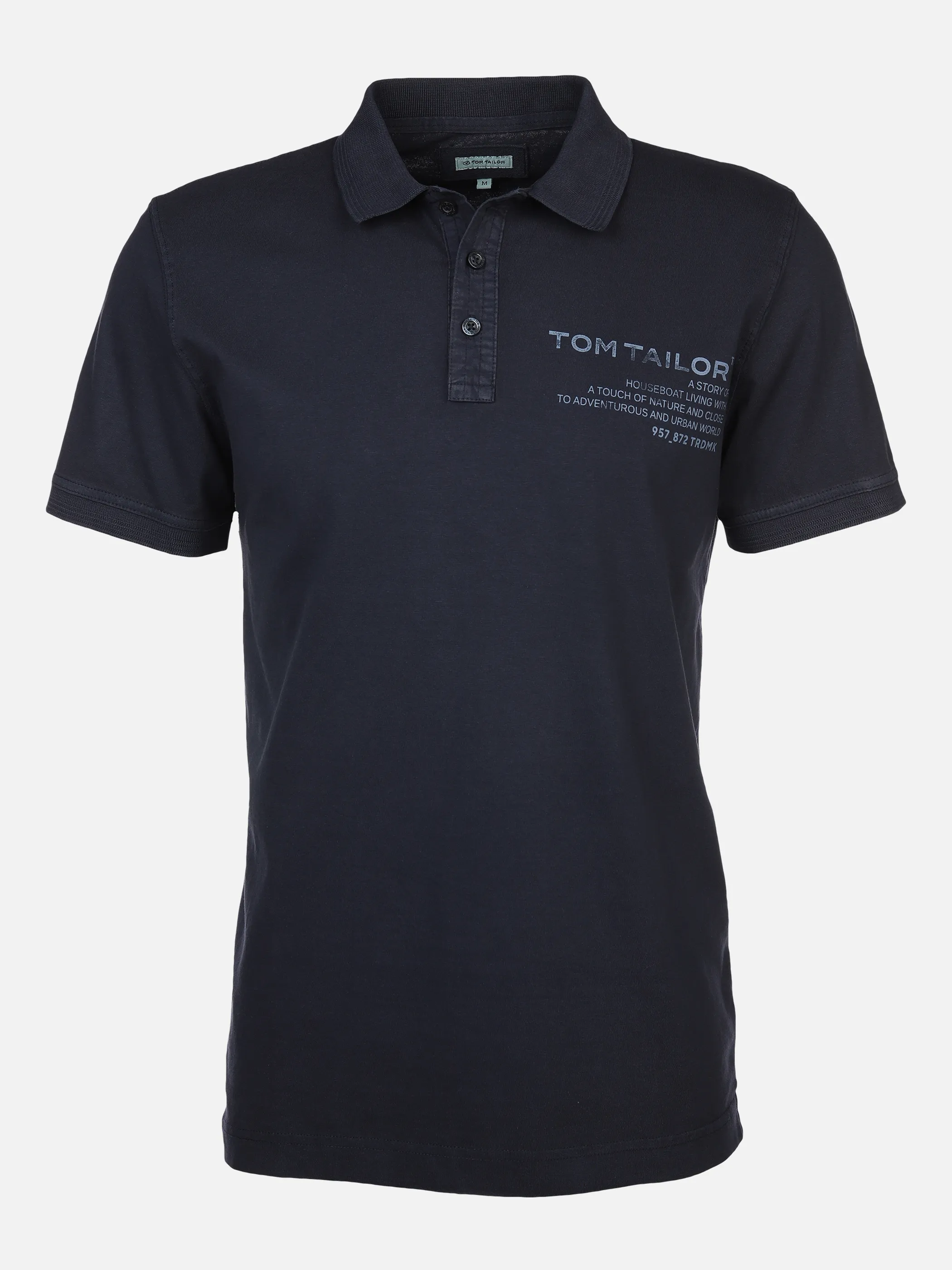 Tom Tailor 1035641 washed  polo Blau 874964 10668 1