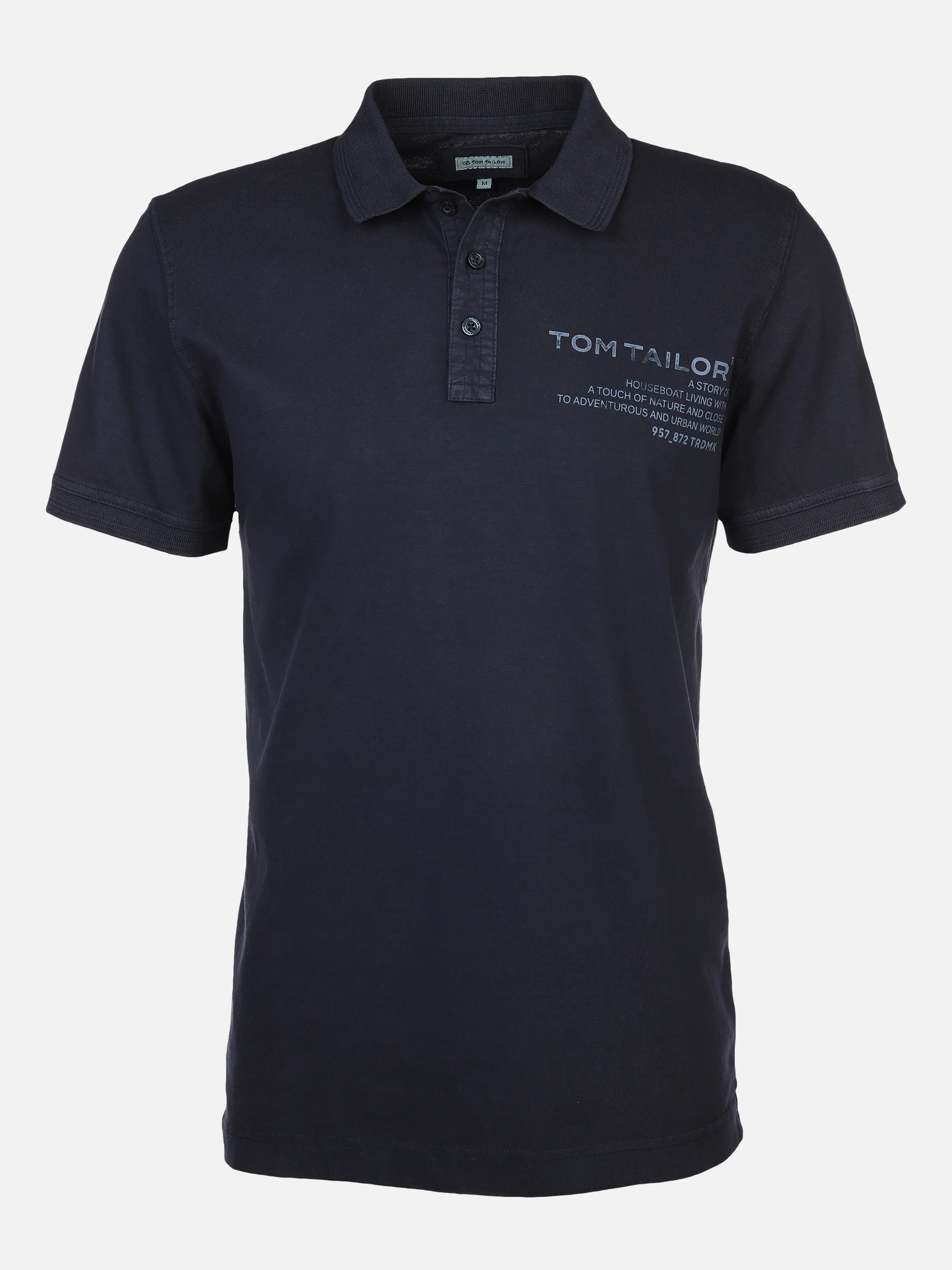 Tom Tailor 1035641 washed polo Blau 874964 10668 1 Tom Tailor 1035641 washed polo Blau 874964 10668 1