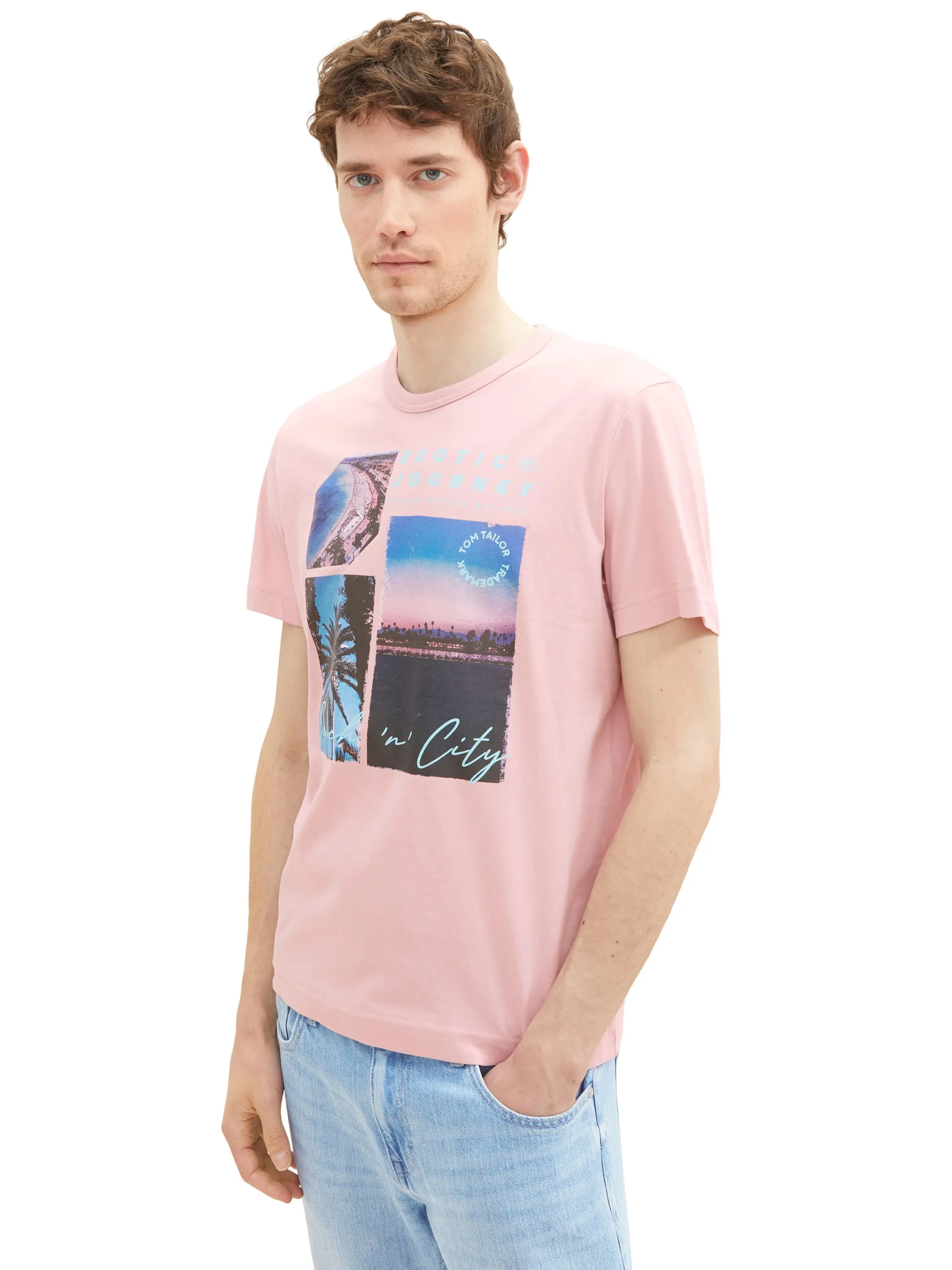 Tom Tailor 1036365 photoprint t-shirt Pink 880575 11055 4