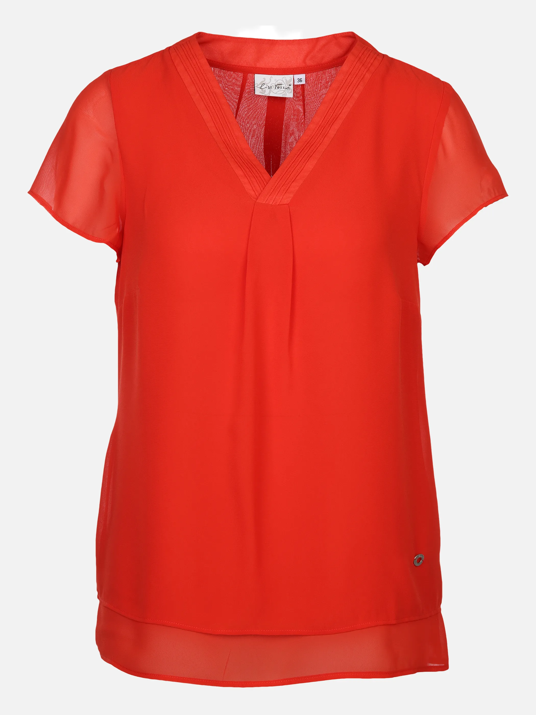 Lisa Tossa Da-Chiffonbluse 1/2 Arm Rot 874339 ROT 1 Lisa Tossa Da-Chiffonbluse 1/2 Arm Rot 874339 ROT 1