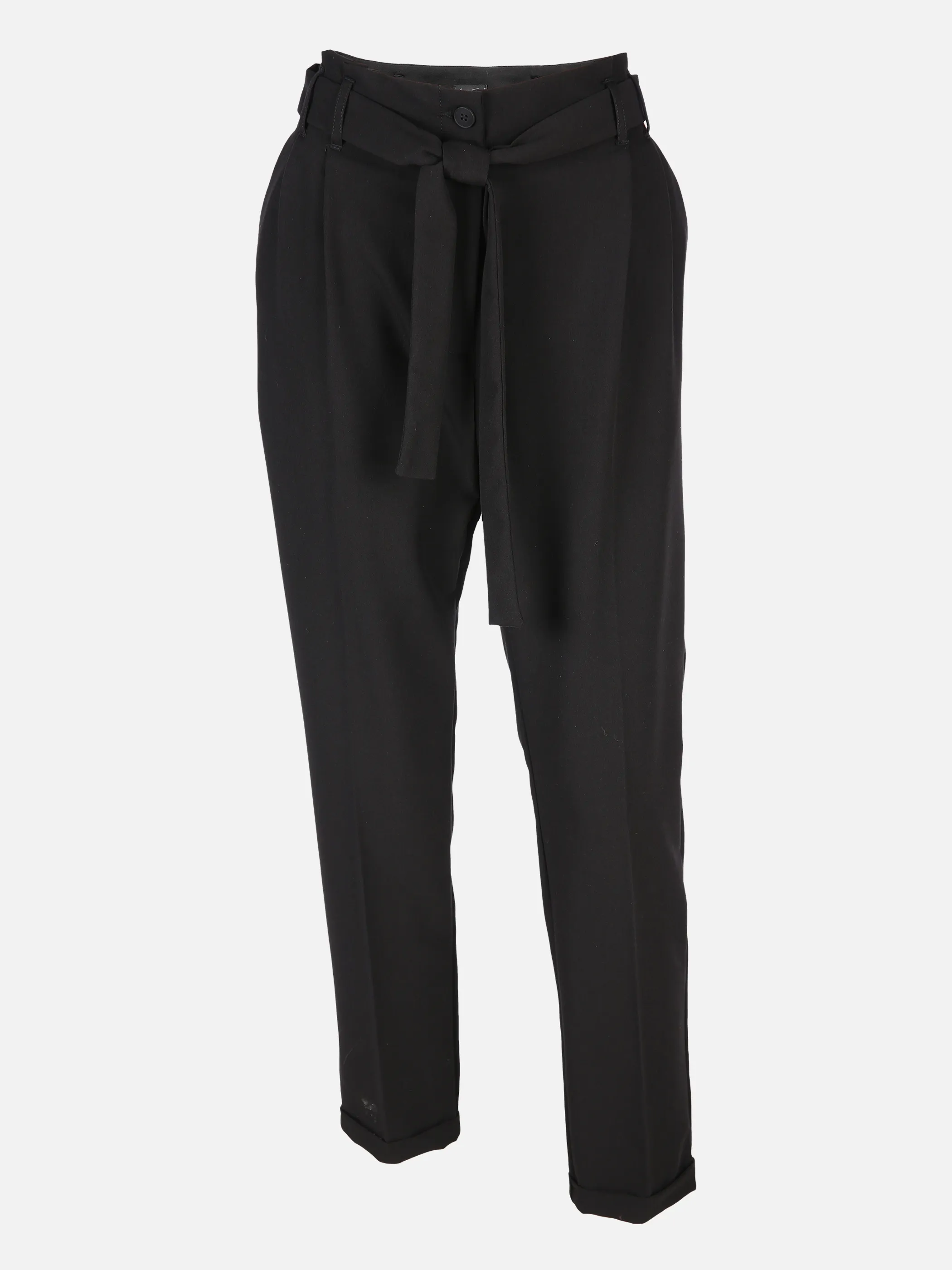 Lisa Tossa Da-Hose m. Bindegürtel Schwarz 833266 SCHWARZ 1 Lisa Tossa Da-Hose m. Bindegürtel Schwarz 833266 SCHWARZ 1