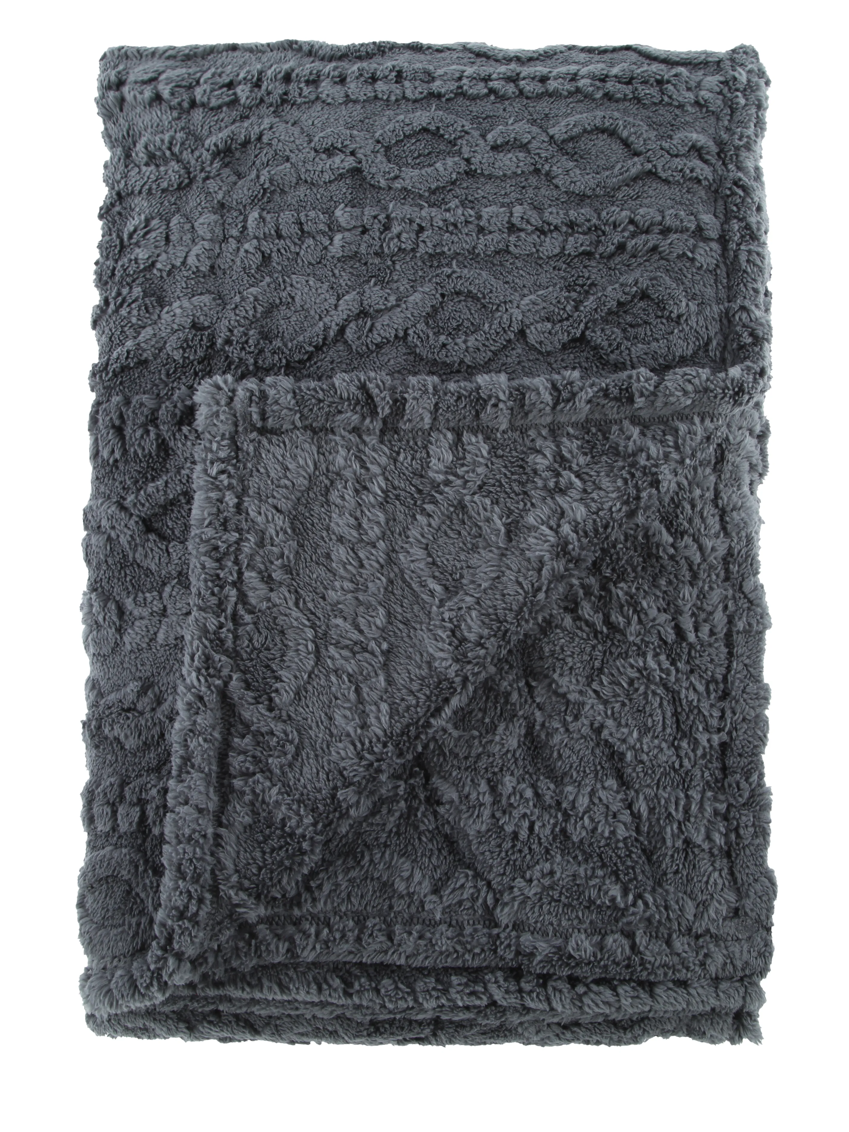 Wendbare Sherpa-Decke Mit Wal-Motiv – 152x127cm, Marineblau/weiß, Aus Mikrofaser