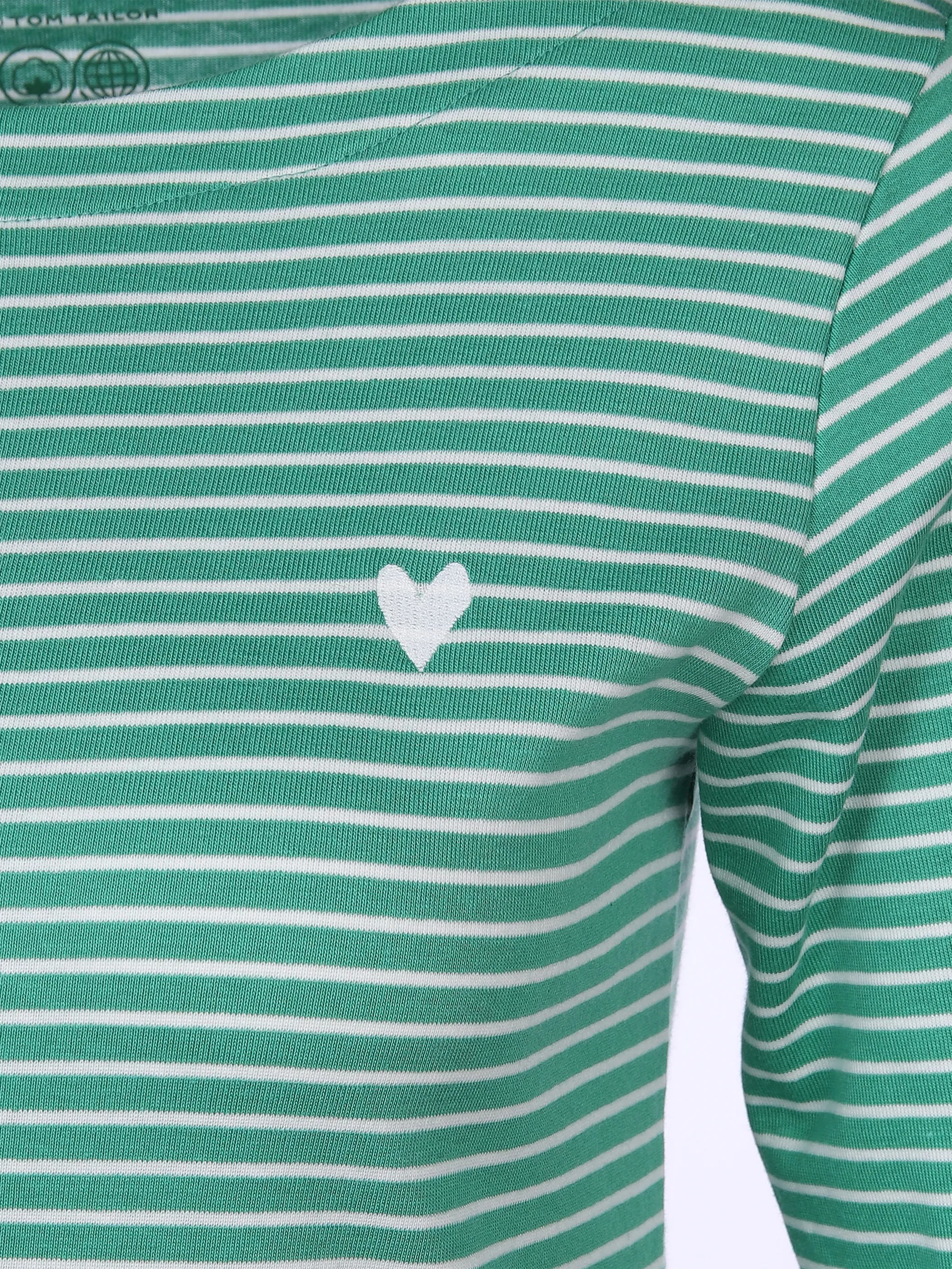 Tom Tailor 1035382 NOS T-shirt longsleeve stripe Grün 874830 31285 3 Tom Tailor 1035382 NOS T-shirt longsleeve stripe Grün 874830 31285 3