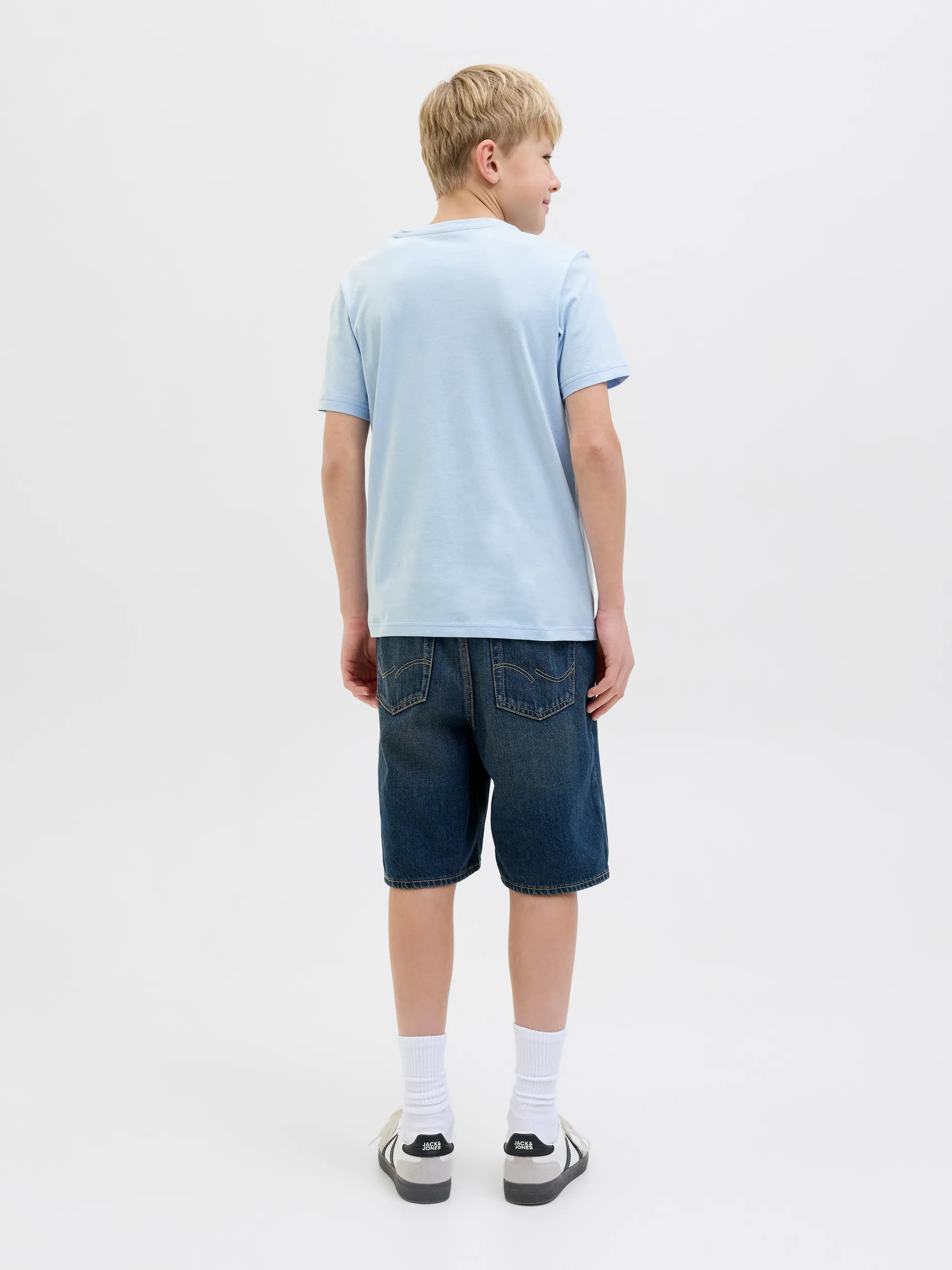 Jack&Jones Junior 12269809 JJCOLTON PHOTOPRINT T Blau 907285 175780 2