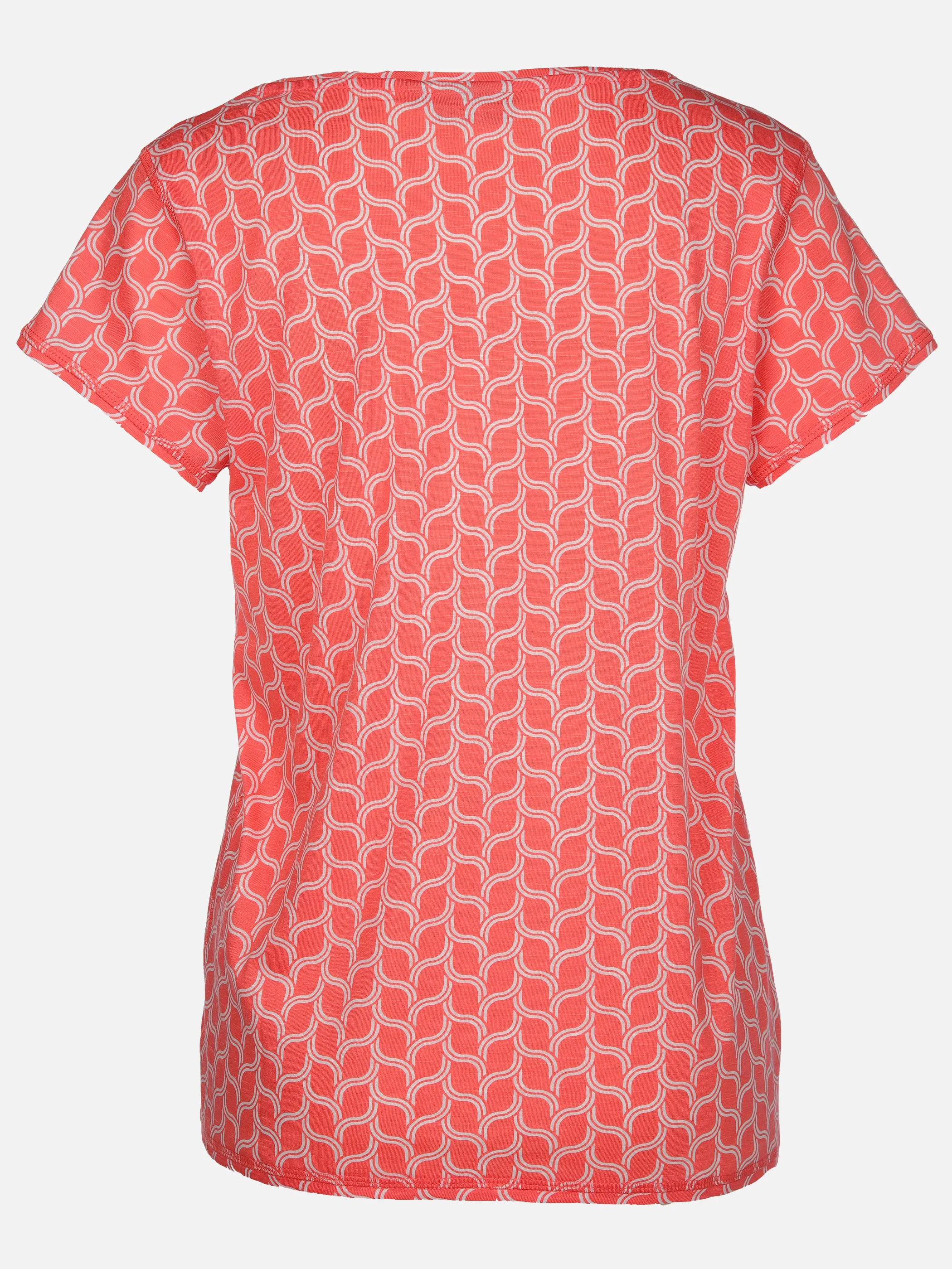 Sure Da-T-Shirt m. Print Orange 913180 CORAL 2