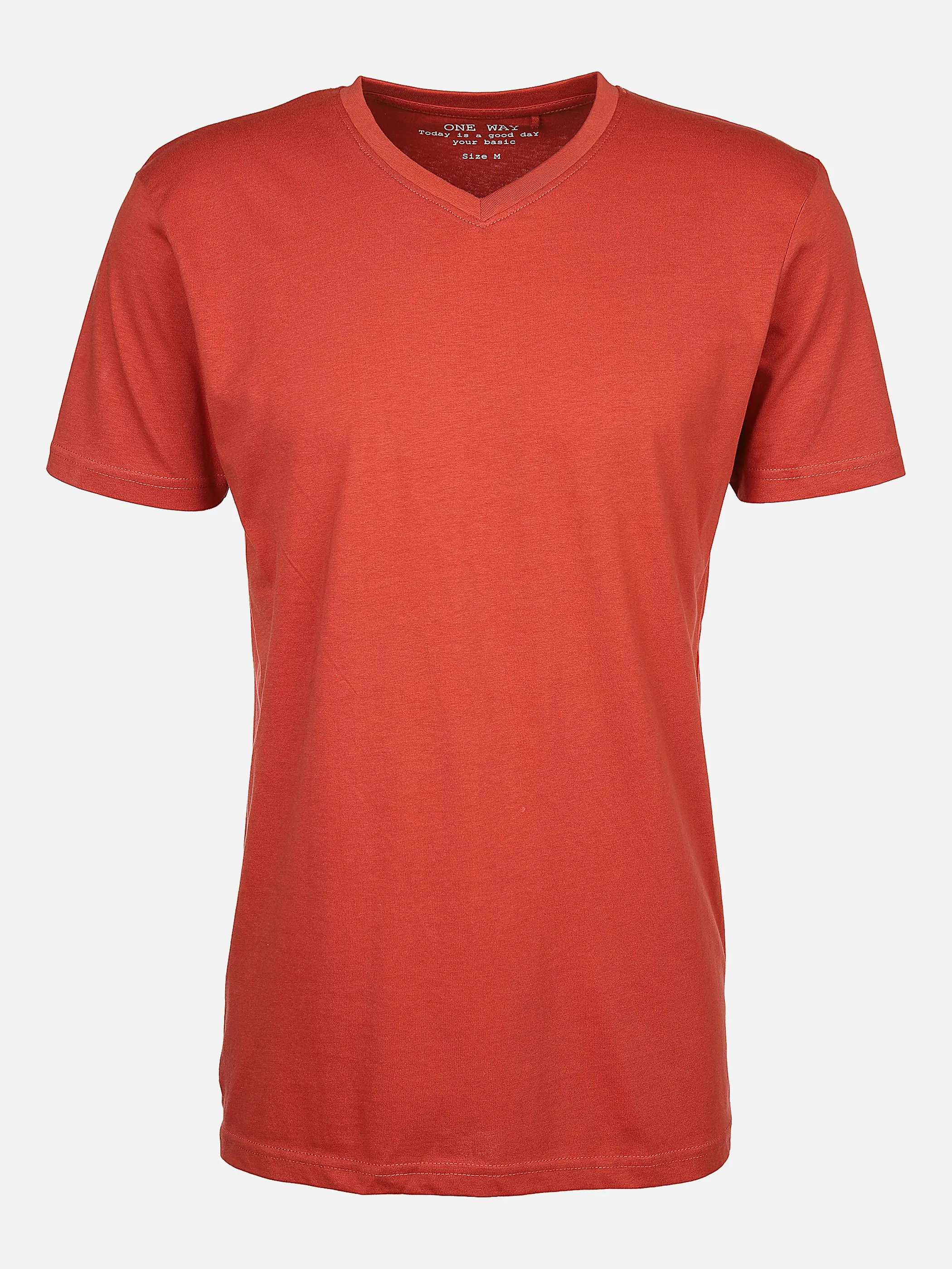 One Way YF-He-T-Shirt Basic Rot 883073 18-1540TCX 1 One Way YF-He-T-Shirt Basic Rot 883073 18-1540TCX 1
