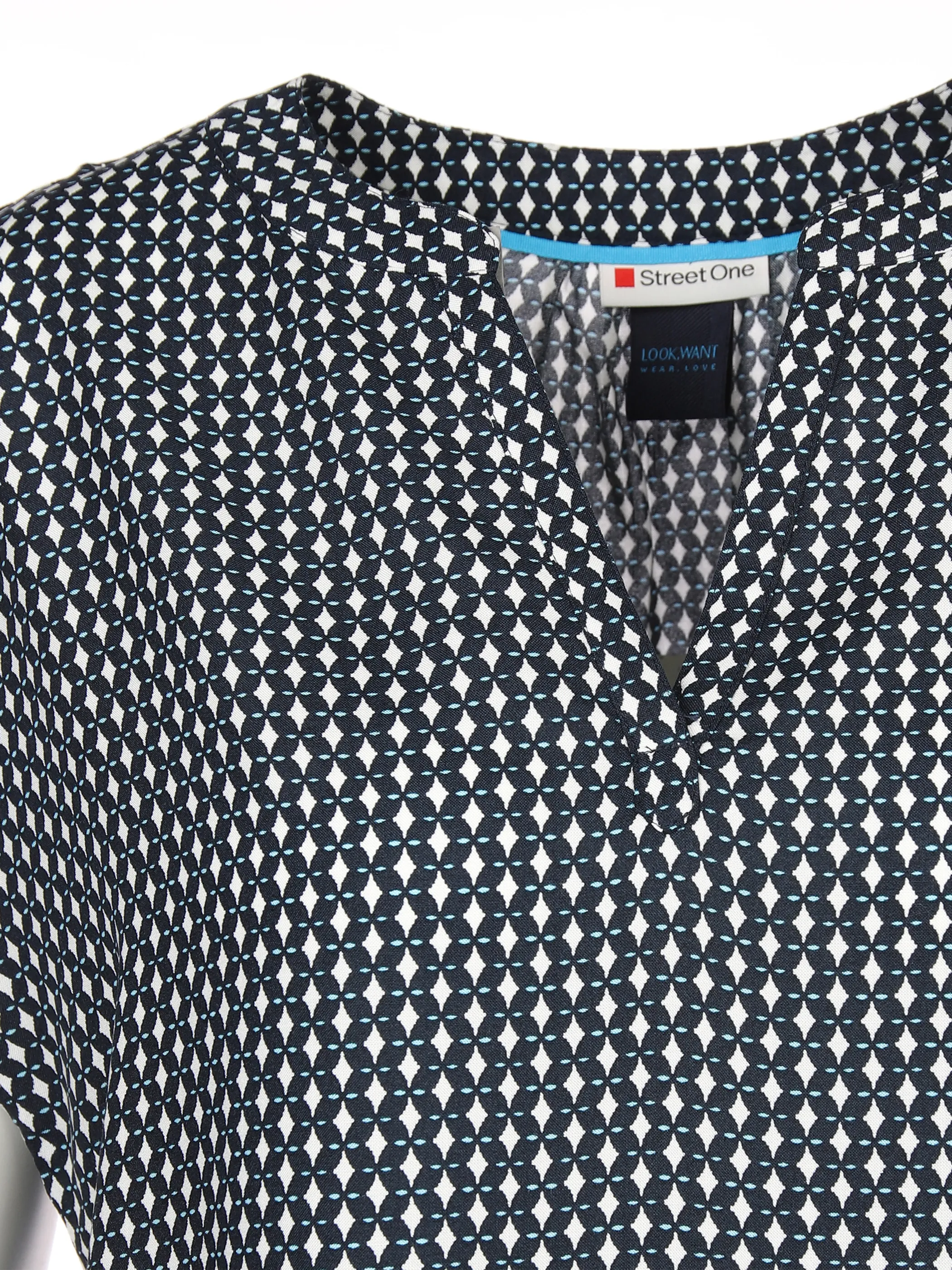 Street One A343851 LTD QR shirtblouse w splitneck Blau 880851 31238 3