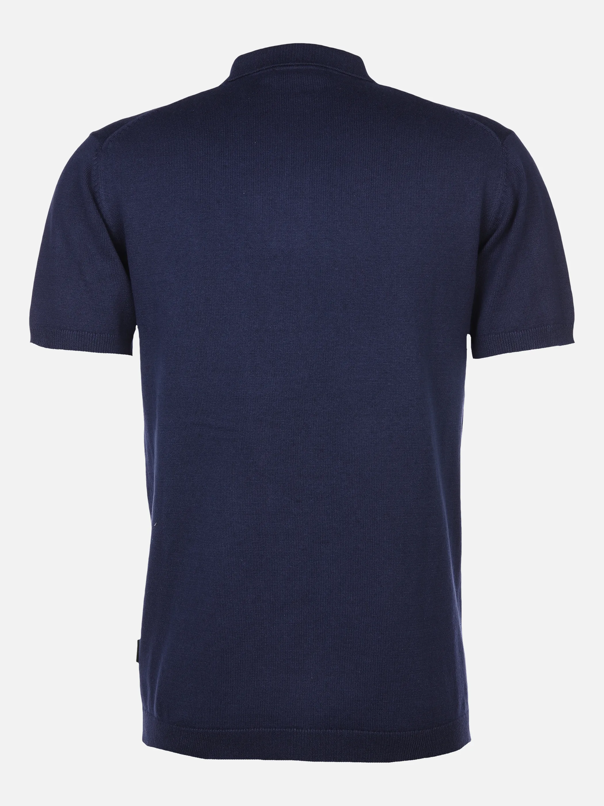 Jim Spencer He. Strickpoloshirt 1/2 Arm Blau 872599 NAVY 2