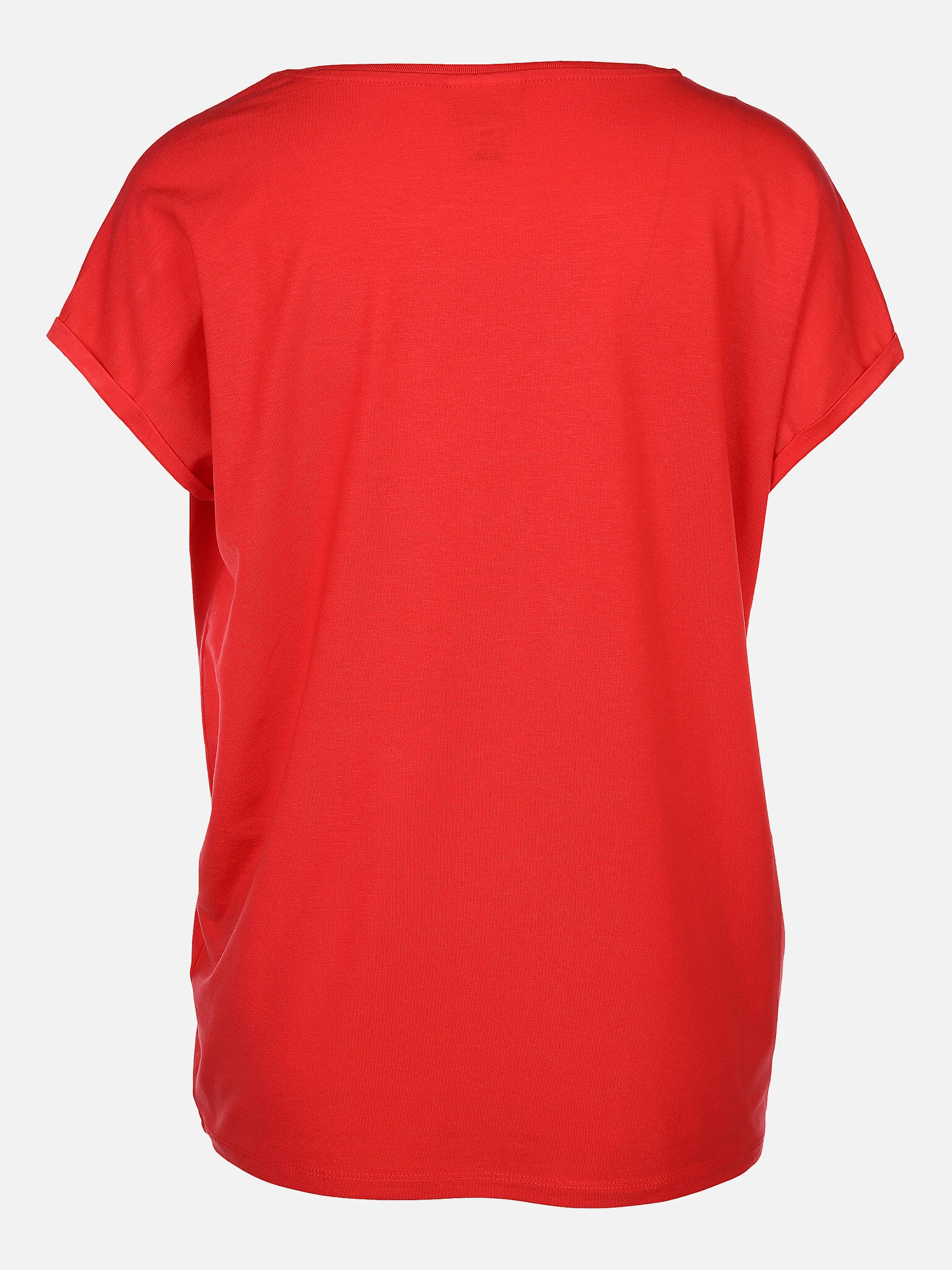 Vero Moda 10284468 VMAVA PLAIN SS TOP GA Rot 873829 291315 2