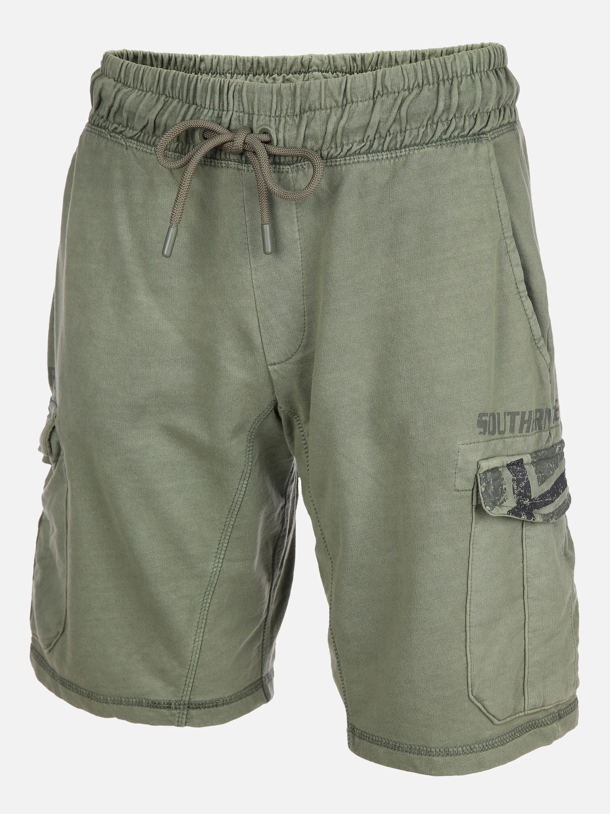 Southern Territory He. Sweatshort washer cargo Grün 862752 OLIVE 1