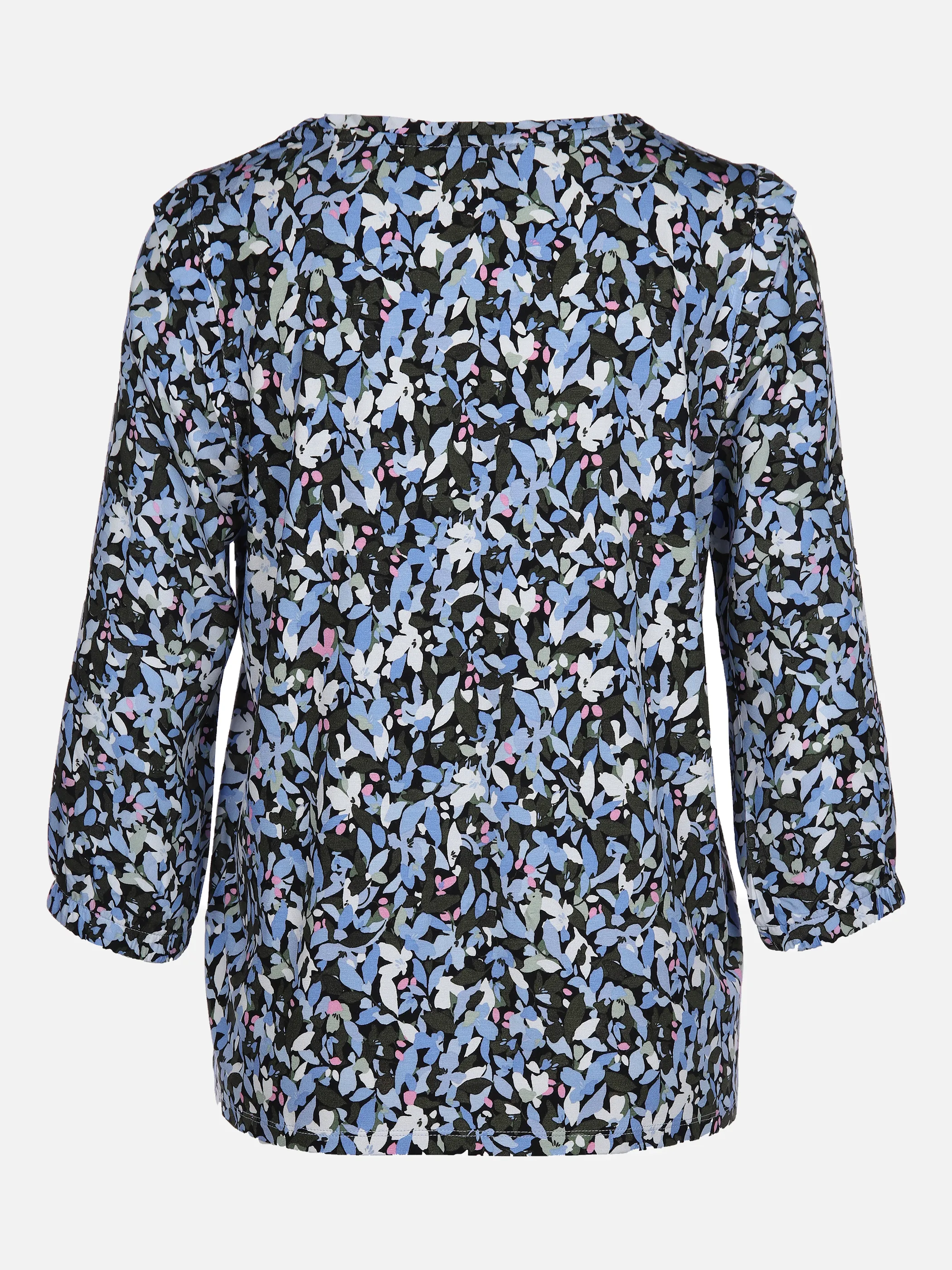 Street One A317498 LTD QR flower shirt w. Blau 865024 33325 2