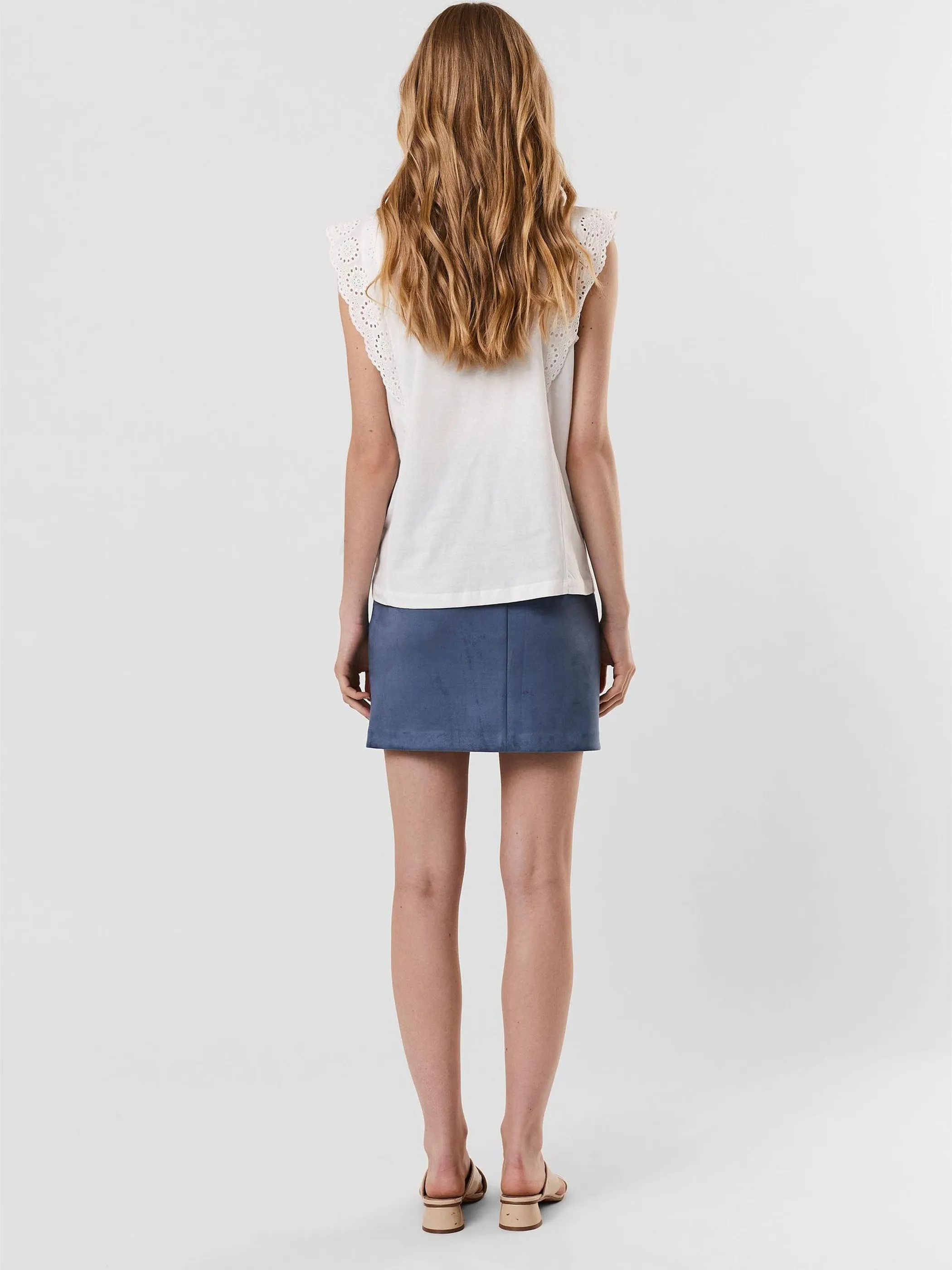 Vero Moda 10259908 VMHOLLYN SS TOP GA NO Weiß 859968 175598 4 Vero Moda 10259908 VMHOLLYN SS TOP GA NO Weiß 859968 175598 4