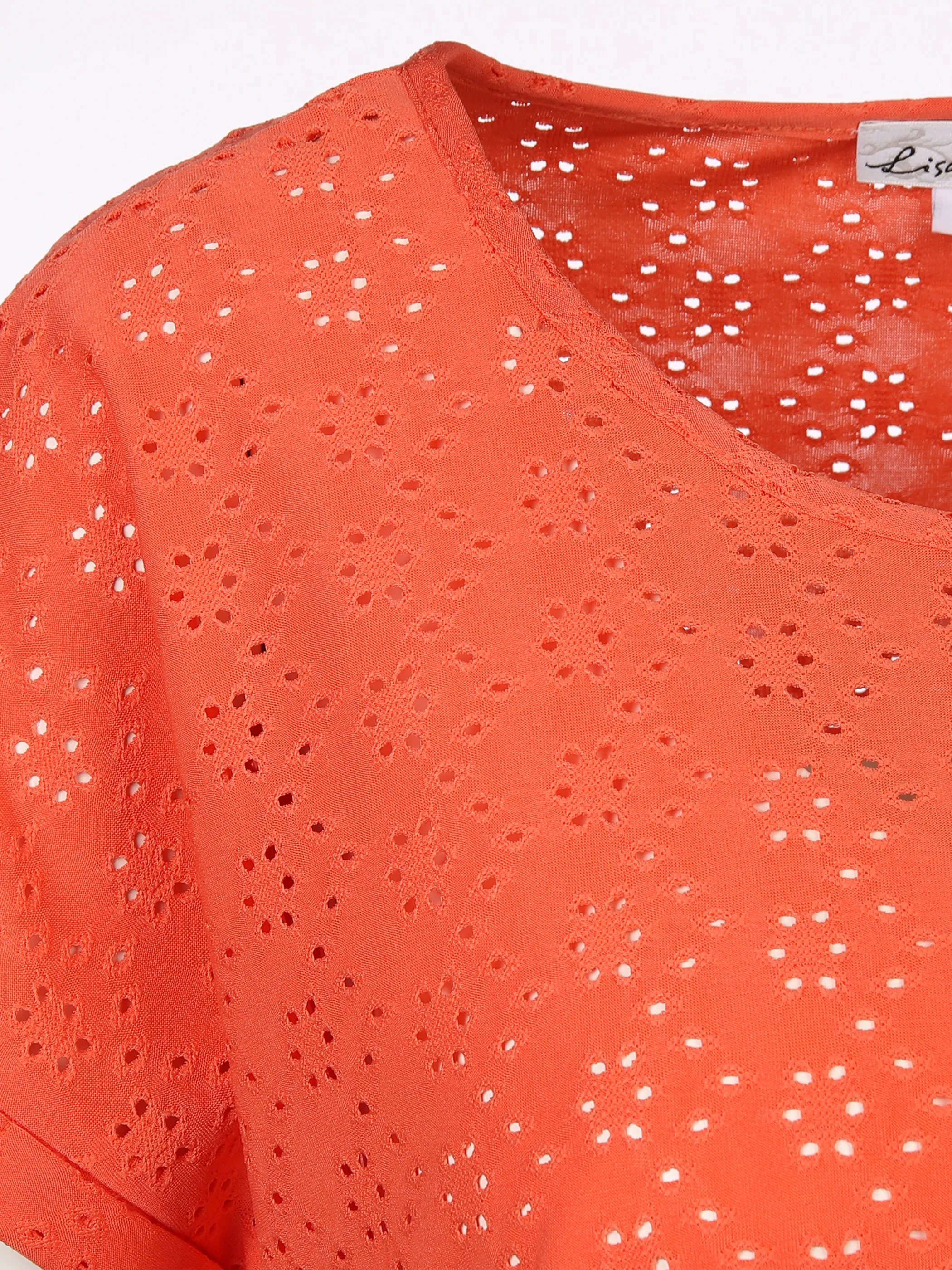 Lisa Tossa Da-Strukturshirt 1/2 Arm Orange 877121 KORALLE 3 Lisa Tossa Da-Strukturshirt 1/2 Arm Orange 877121 KORALLE 3