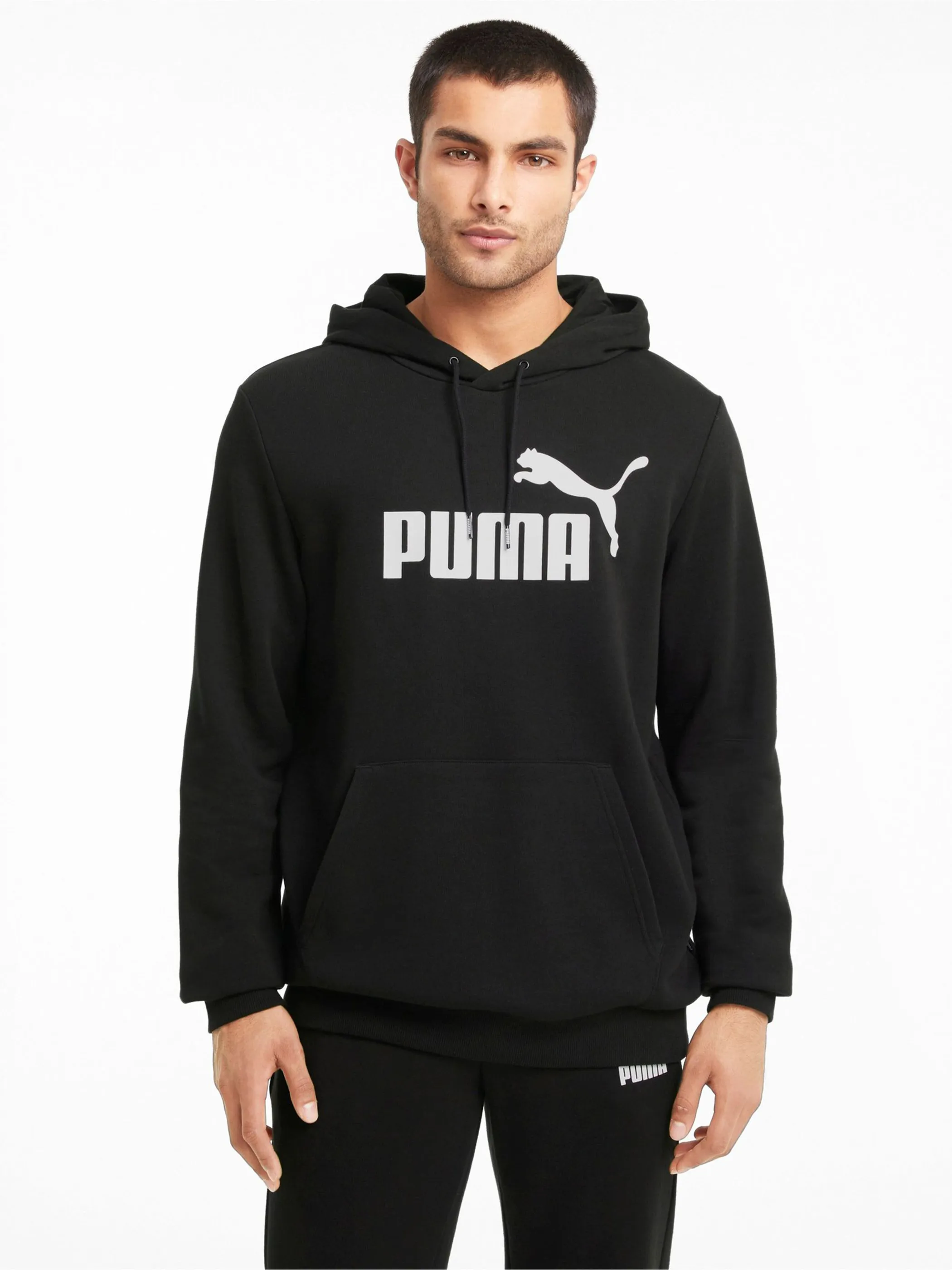 Puma 586688 He-Hoodie, Logo Schwarz 856656 01 4