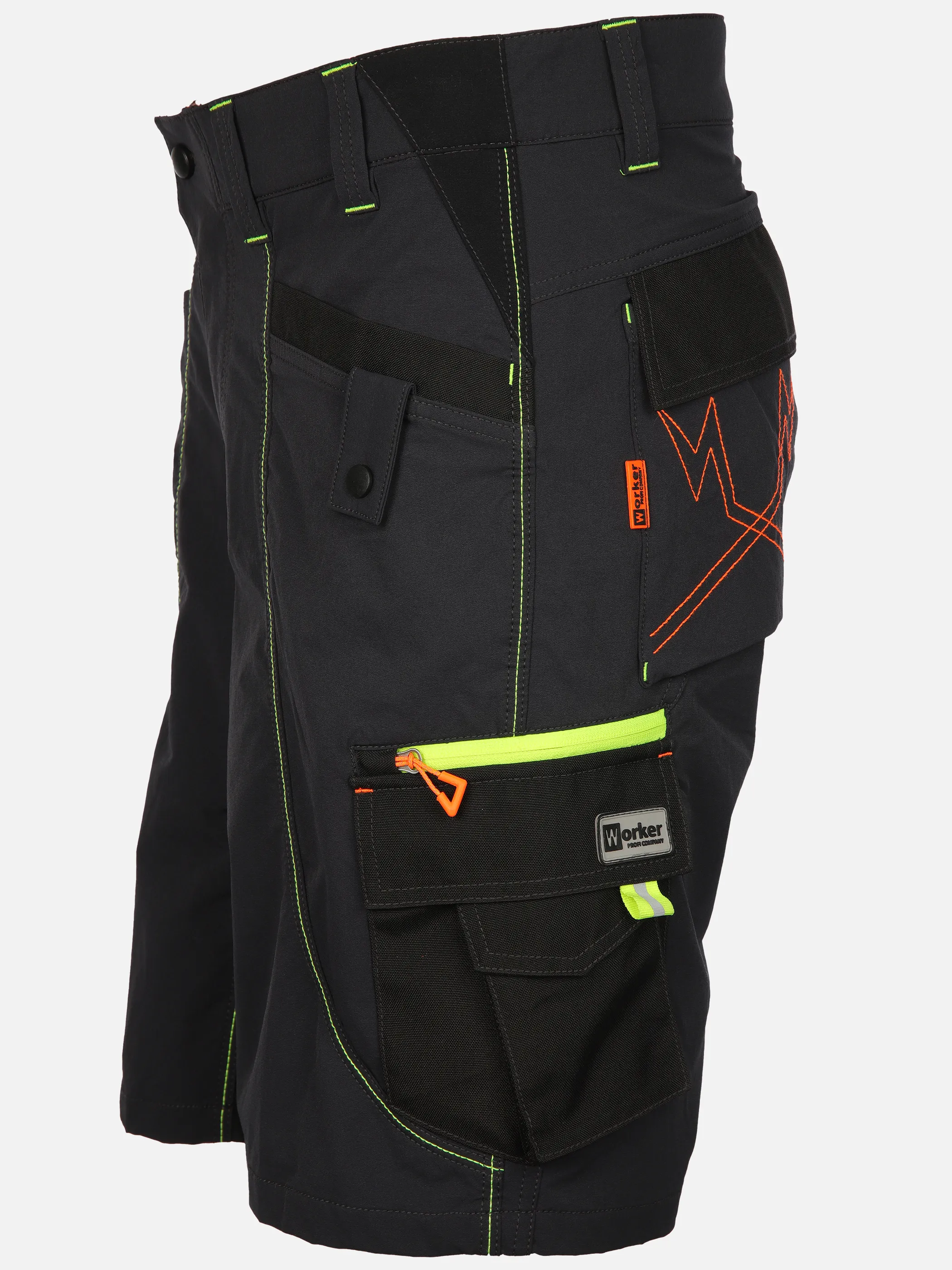 Worker He. Arbeitsshort 4-Wege Stretch Grau 906260 ANTHRA 3