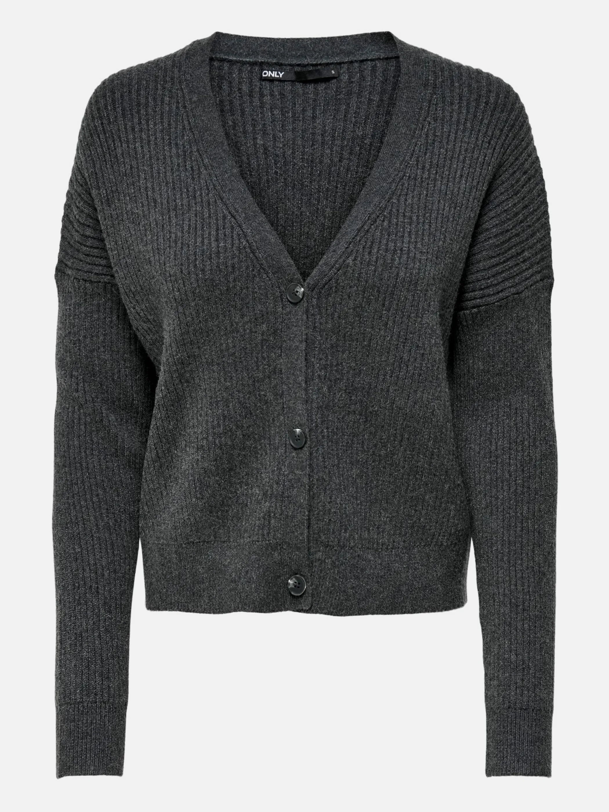 ONLY Damen Strickjacke ONLKATIA Life - Regular Fit In Braun/Grau