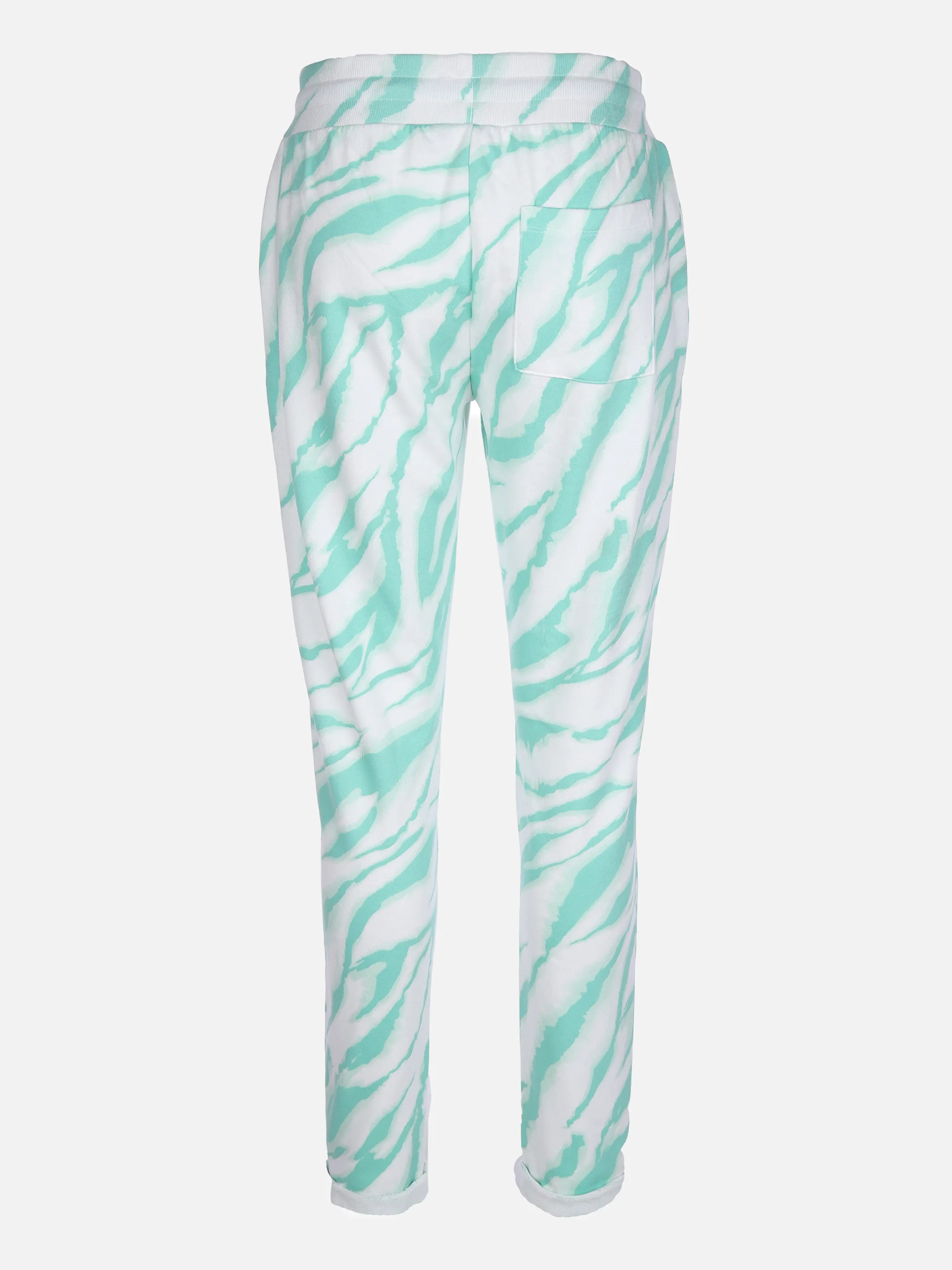 Lisa Tossa Da-Joggpant m. Allover-Print Grün 862230 LAGOON GEM 2