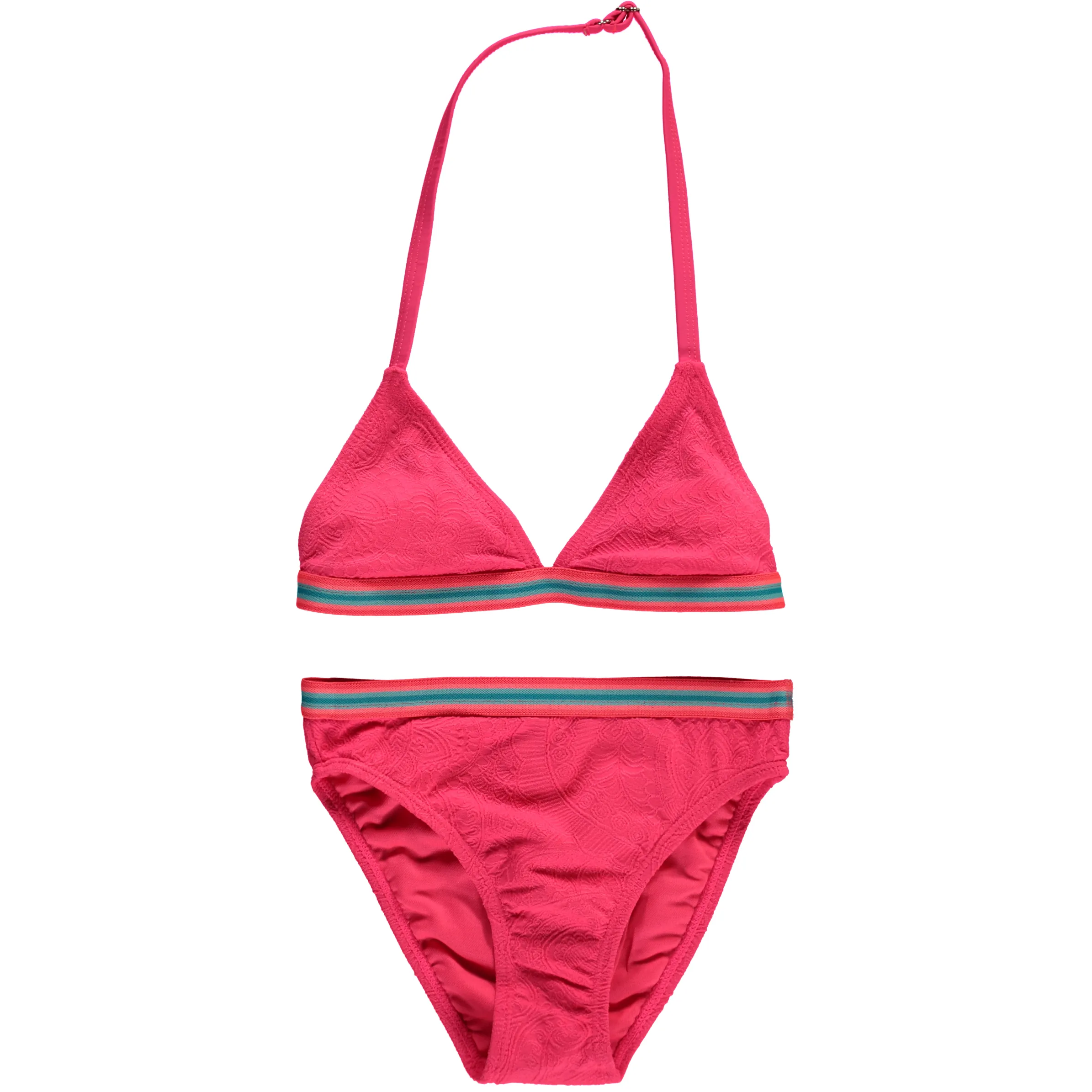 Stop + Go Md-Neckholder Bikini Set Gelb 807594 NEONPINK 1