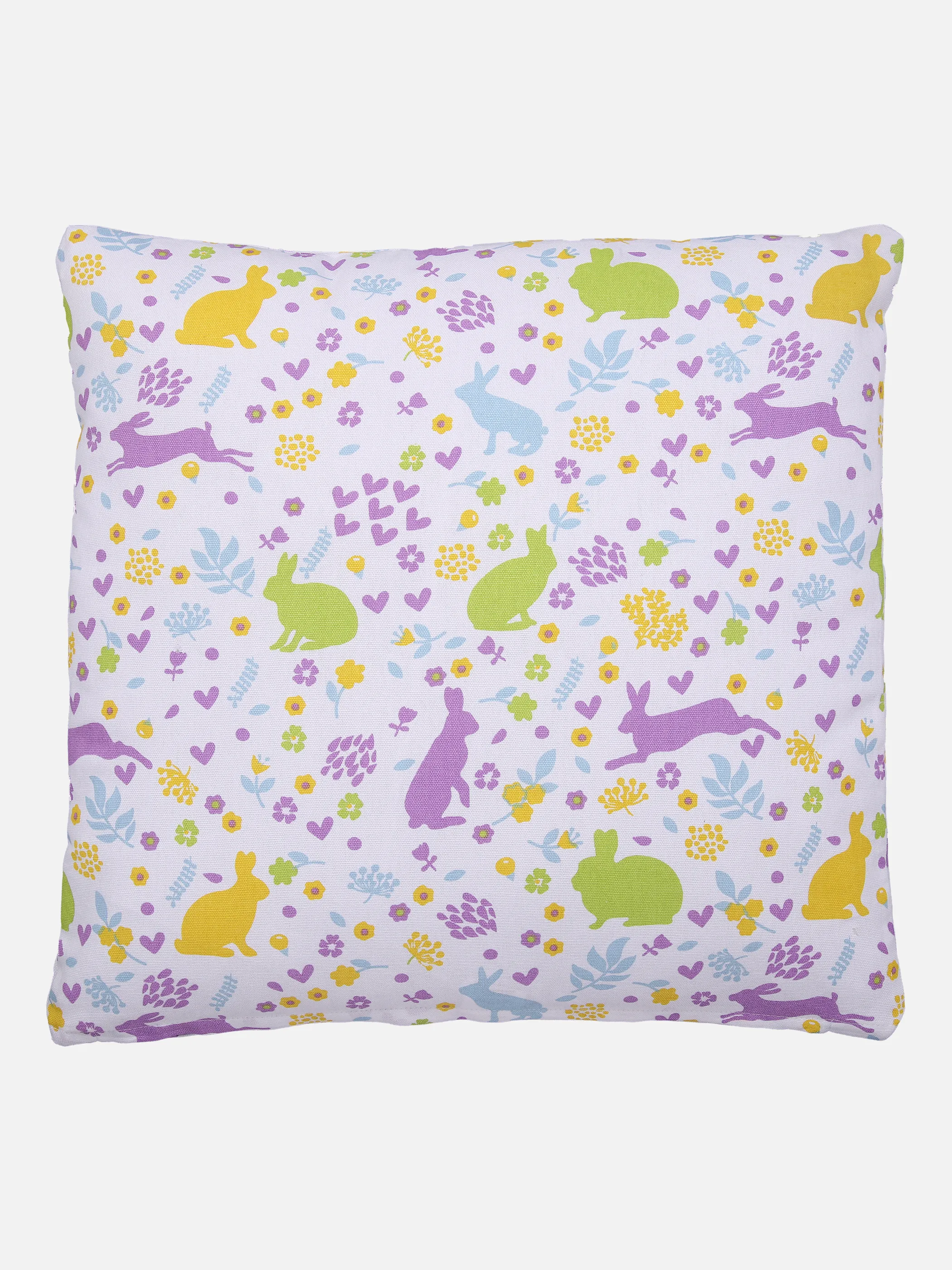 Ostern Deko Kissen 45x45cm AOP Hasen Weiß 853706 MULTI 1