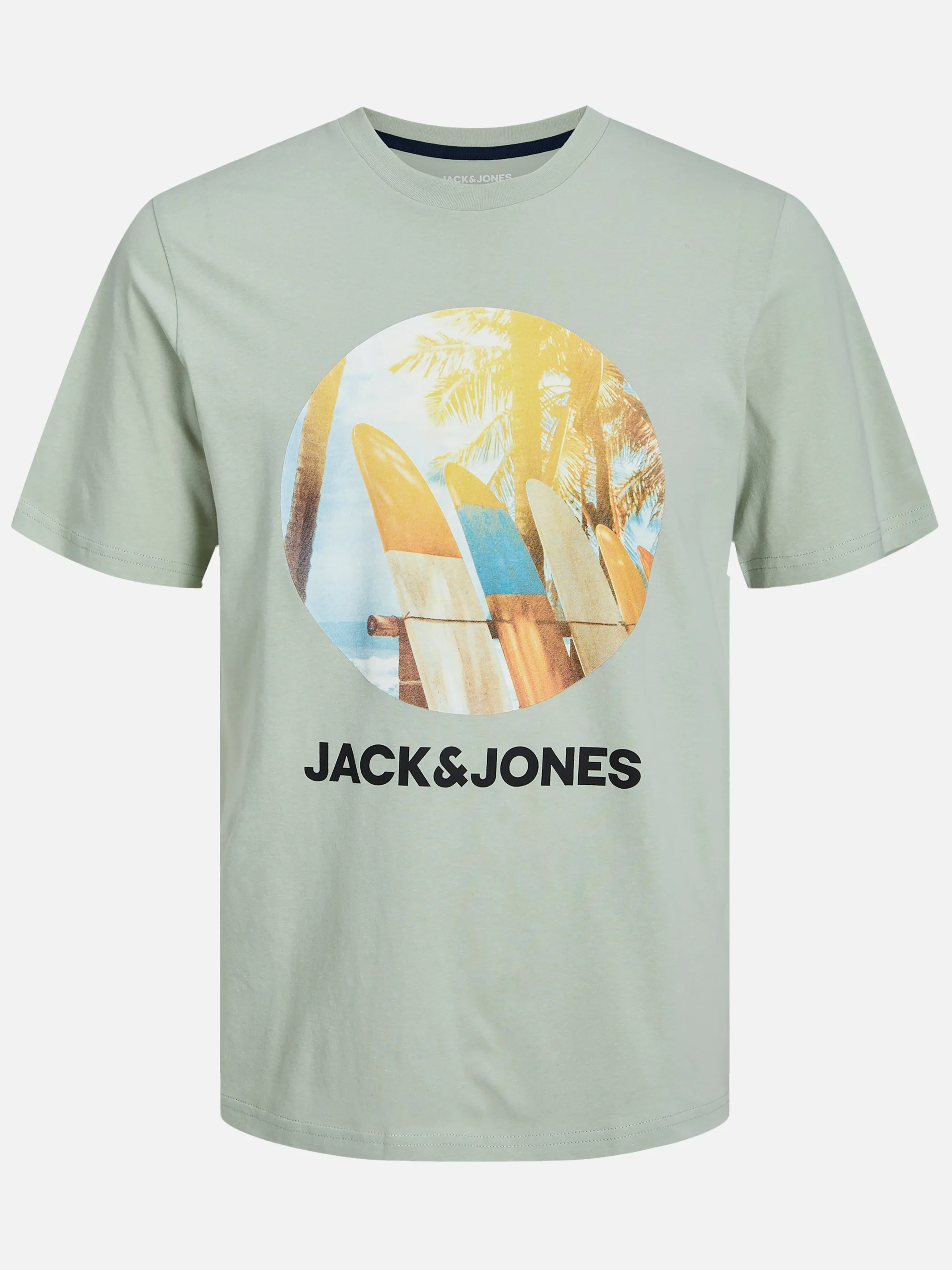 Jack Jones 12247982 JJNAVIN TEE SS CREW N Grün 888537 176560 1