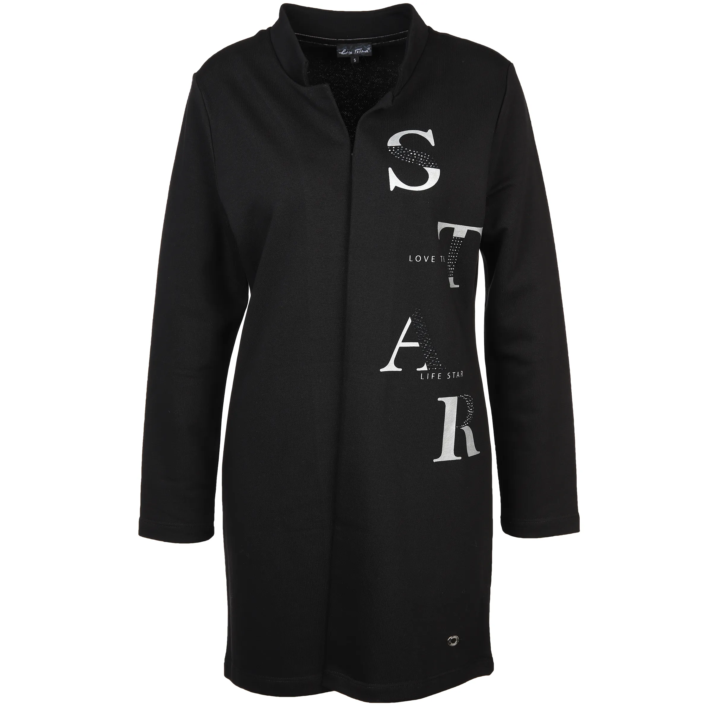 Lisa Tossa Da-Sweatcardigan m. Print Schwarz 886056 SCHWARZ 1 Lisa Tossa Da-Sweatcardigan m. Print Schwarz 886056 SCHWARZ 1