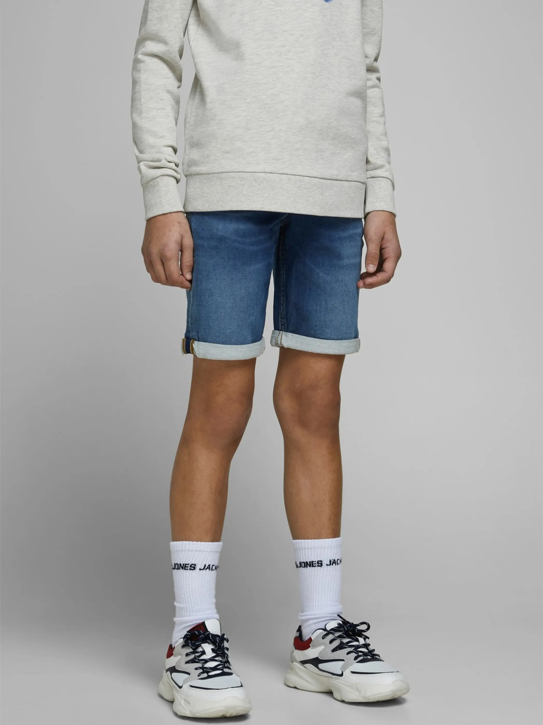 Jack&Jones Junior 12167640 JJIRICK JJICON SHORTS Blau 847632 188779 3