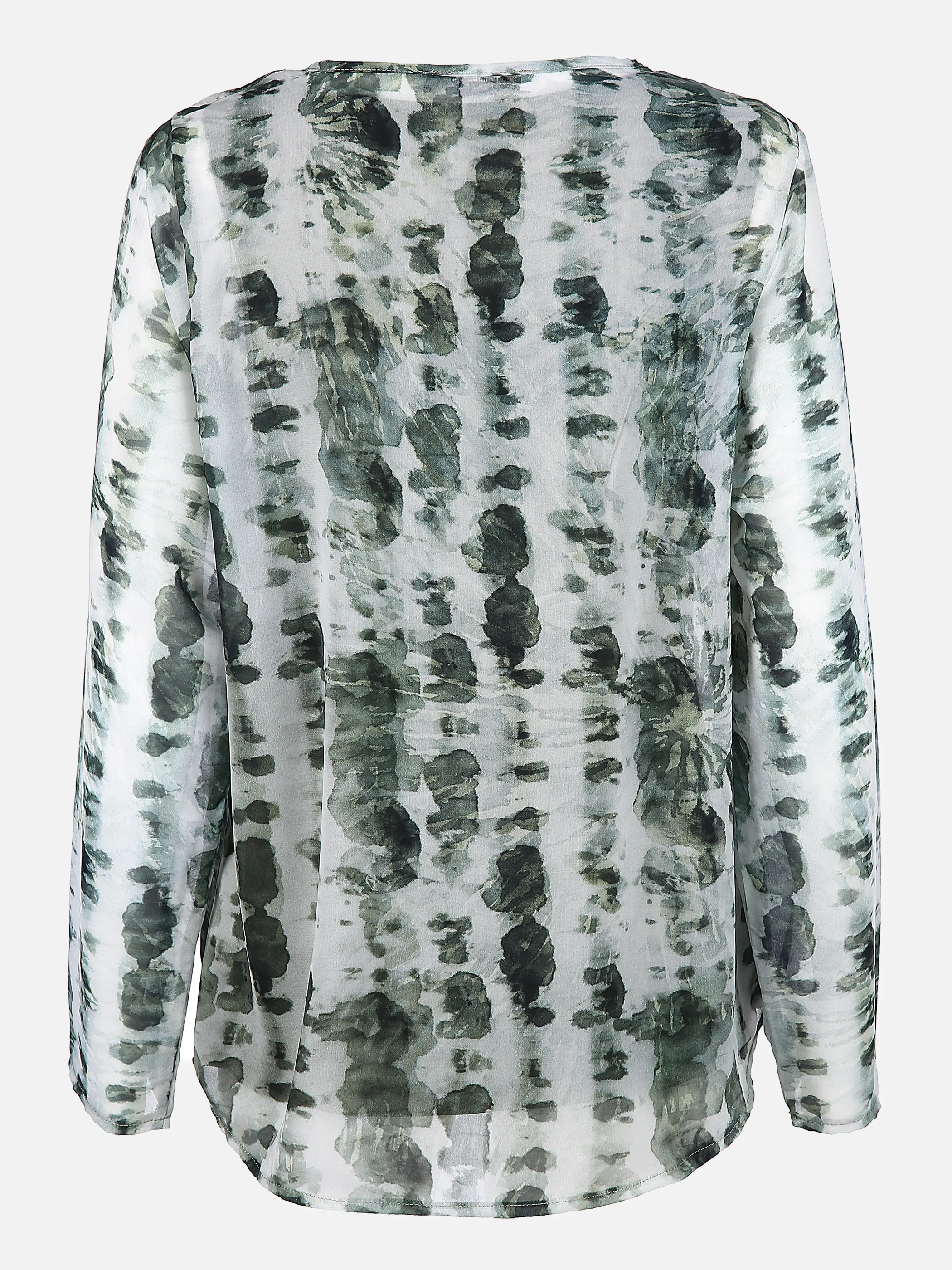 Lisa Tossa Da-Chiffonbluse Batikprint Grün 836787 OLIV GEM. 2 Lisa Tossa Da-Chiffonbluse Batikprint Grün 836787 OLIV GEM. 2
