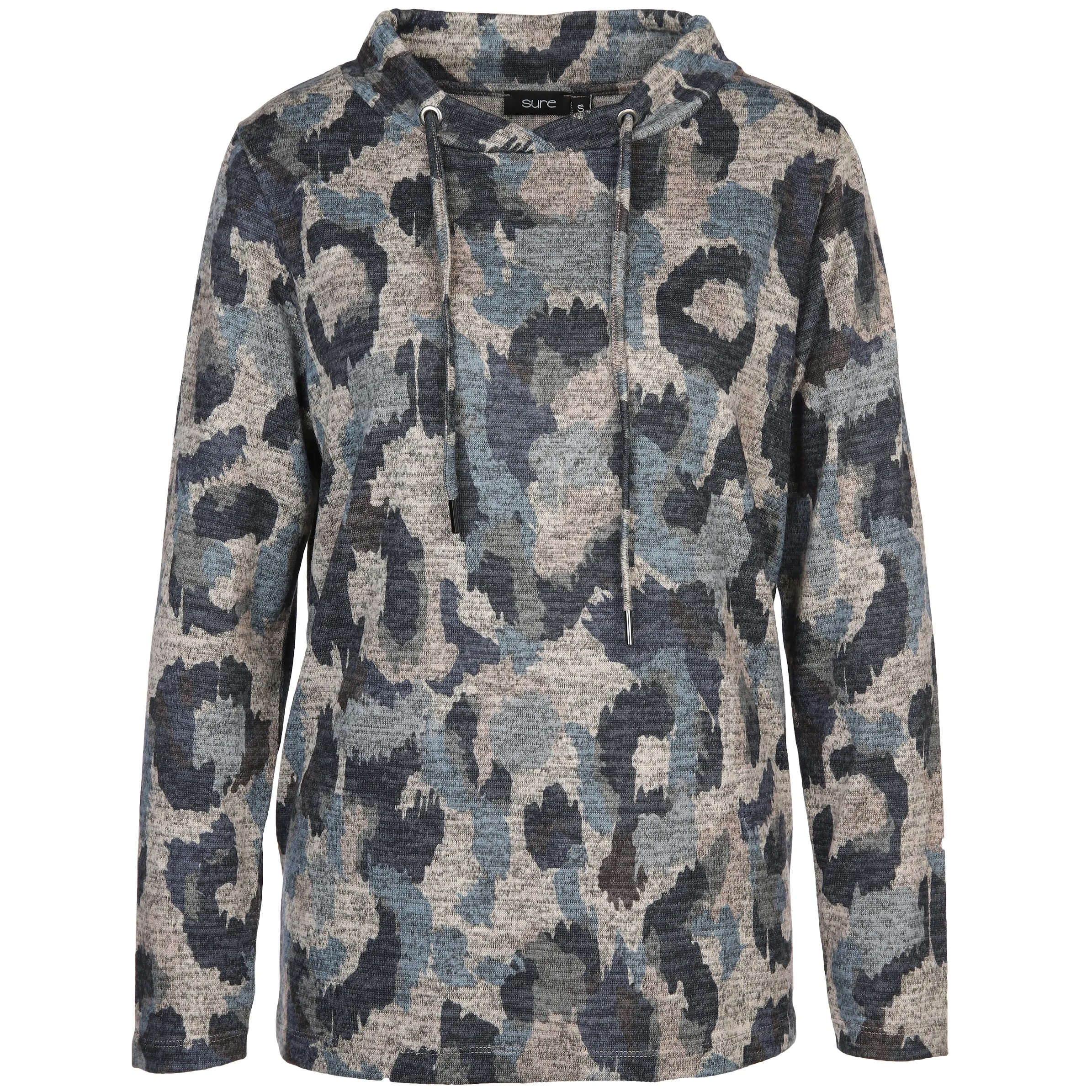 Sure Da-Flauschshirt m. Aufdruck Beige 886632 BEIGE GEM. 1 Sure Da-Flauschshirt m. Aufdruck Beige 886632 BEIGE GEM. 1