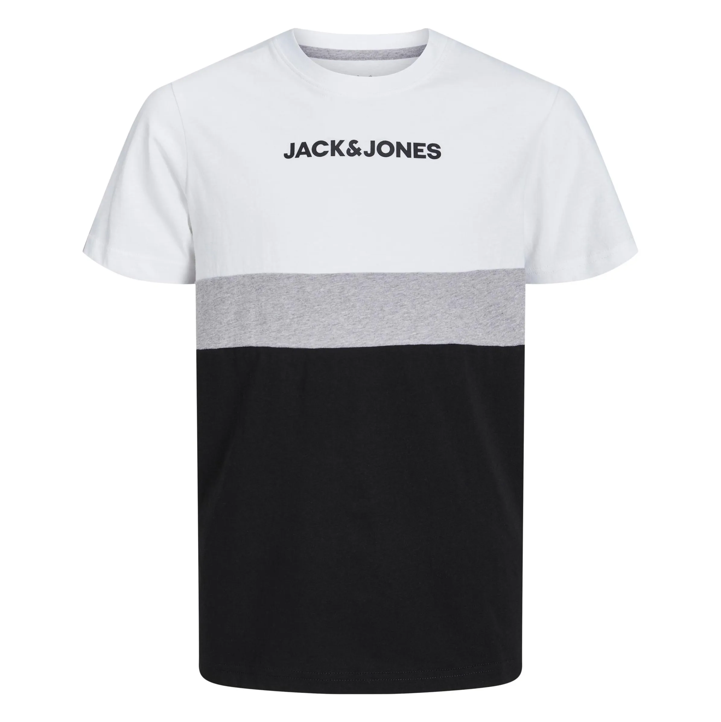 Jack&Jones Junior 12237430 JJEREID BLOCKING TEE Weiß 879588 178074 1