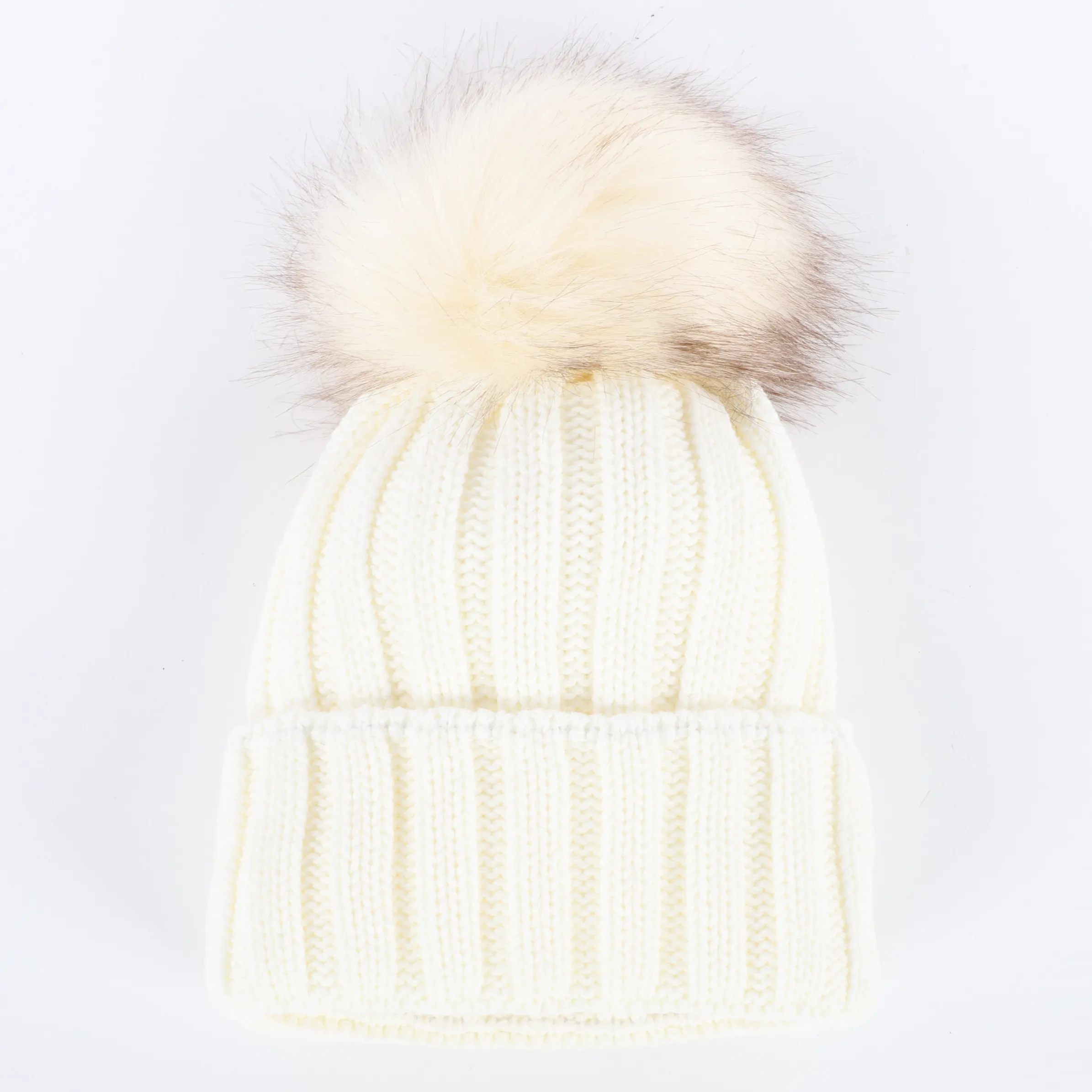 Lisa Tossa Da-Mütze m. Bommel Weiß 883315 OFFWHITE 1