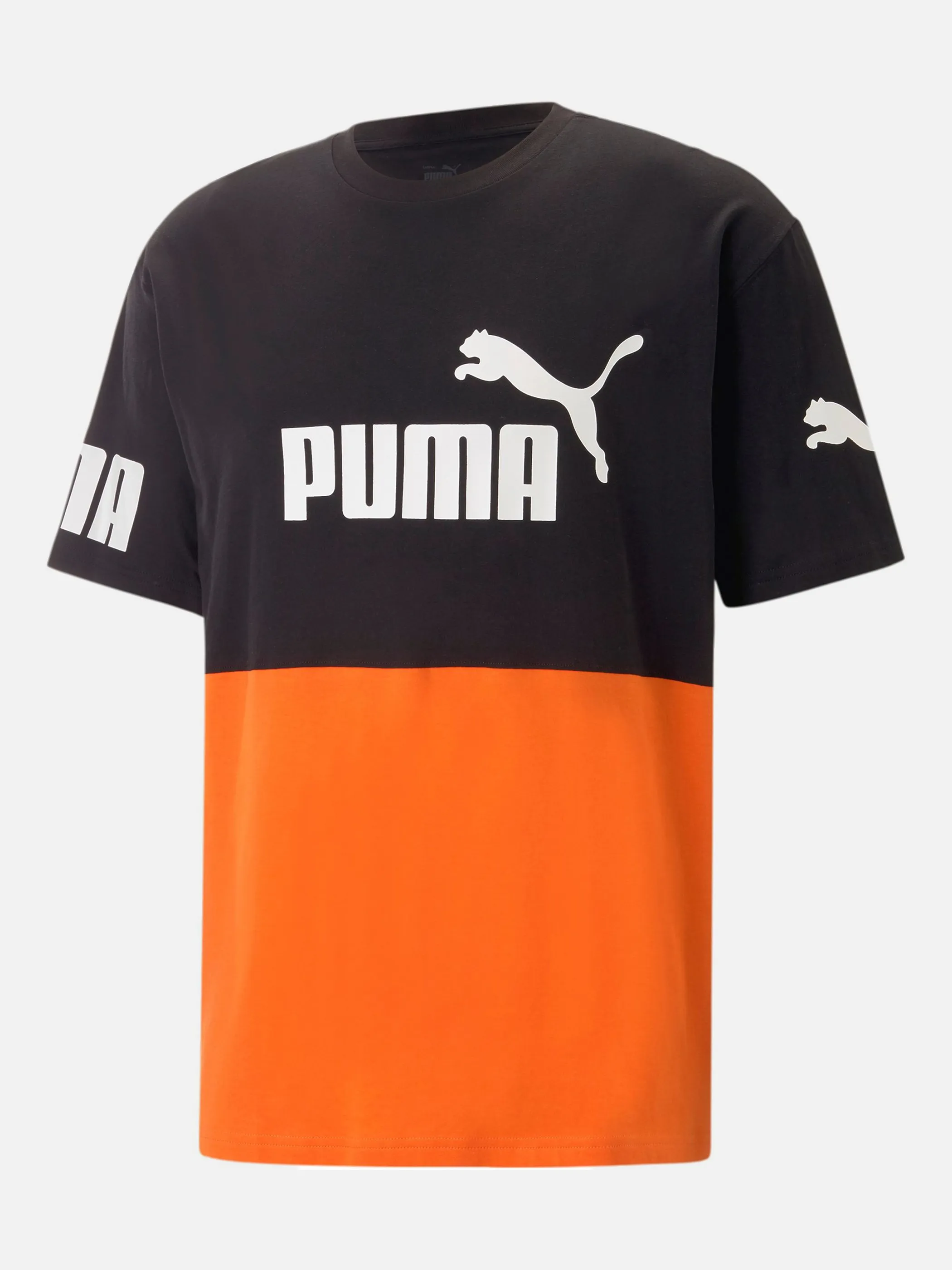 Puma 673321 He-Sportshirt, Colorblock Schwarz 876142 23 1