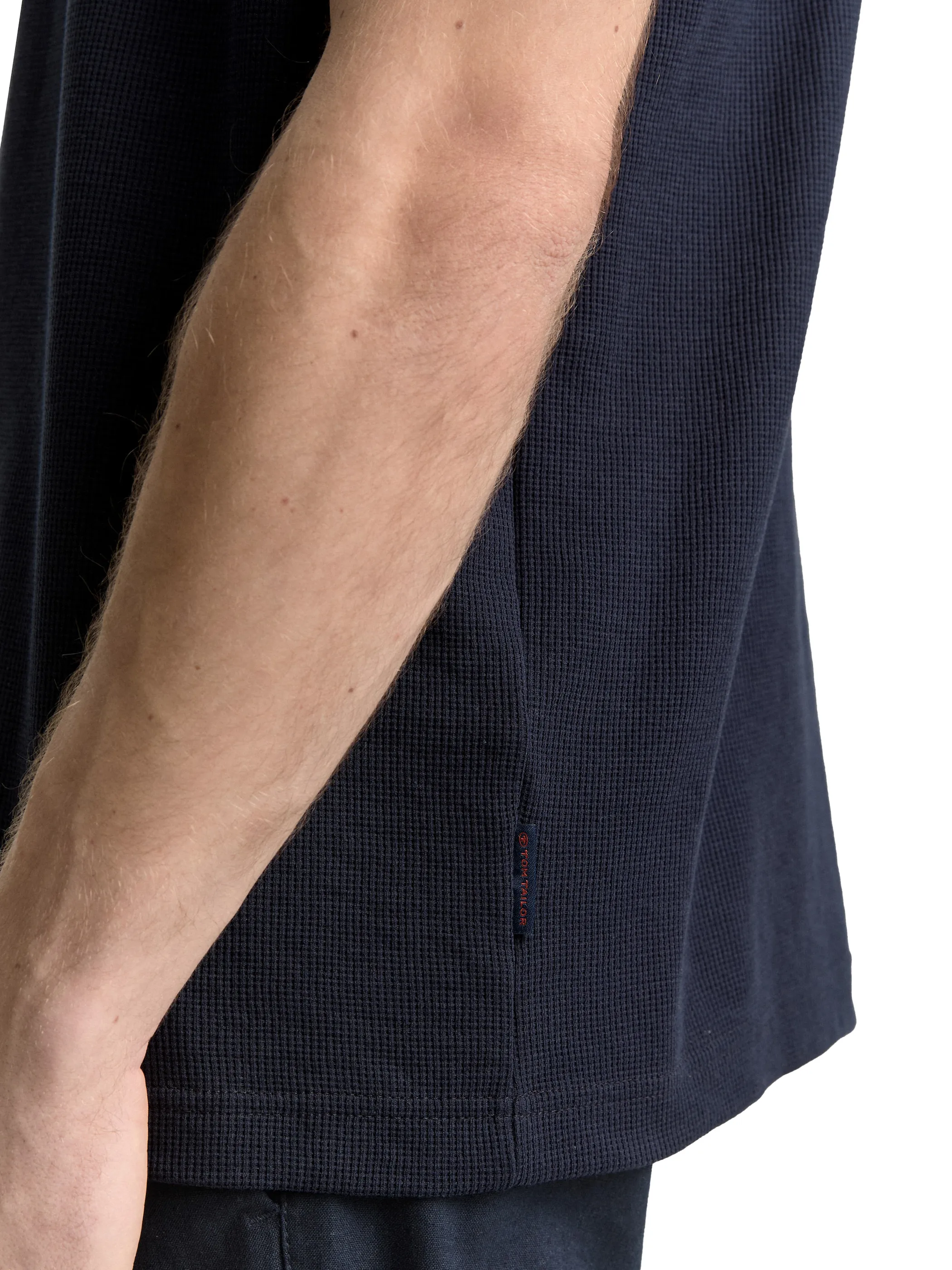 Tom Tailor 1046810 structured t-shirt Marine 910583 10668 3