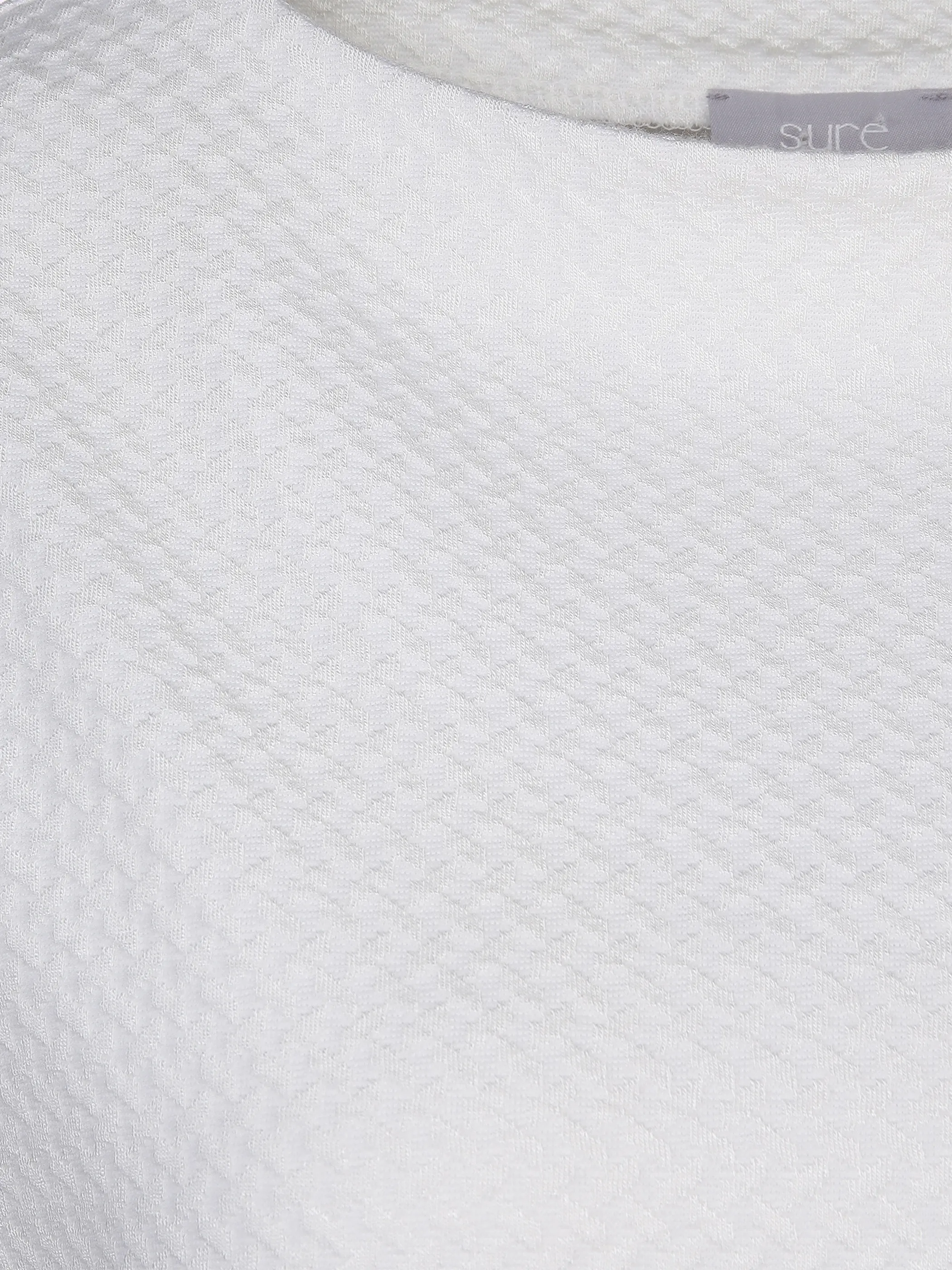 Sure Da-Jaquardsweatshirt m.Stehkragen Weiß 872615 OFFWHITE 3 Sure Da-Jaquardsweatshirt m.Stehkragen Weiß 872615 OFFWHITE 3