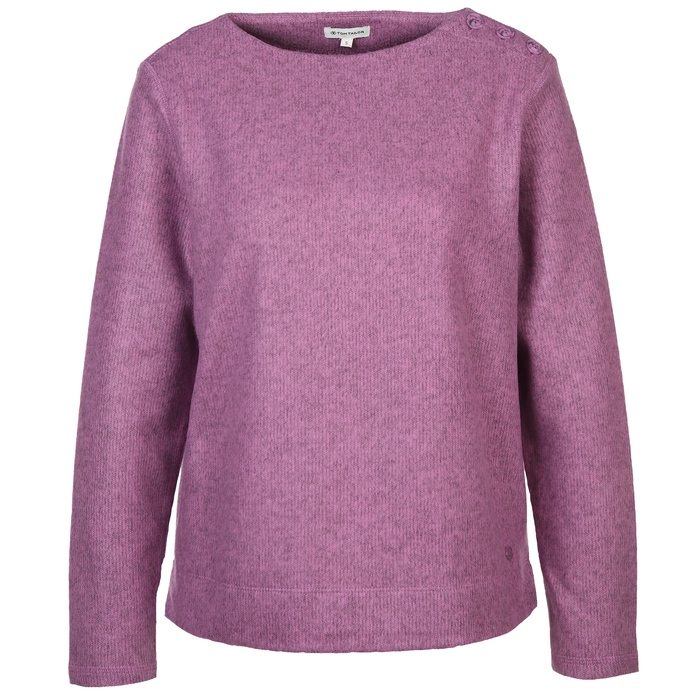 Tom Tailor 1034620 cozy rib Sweatshirt Pink 887454 33963 1