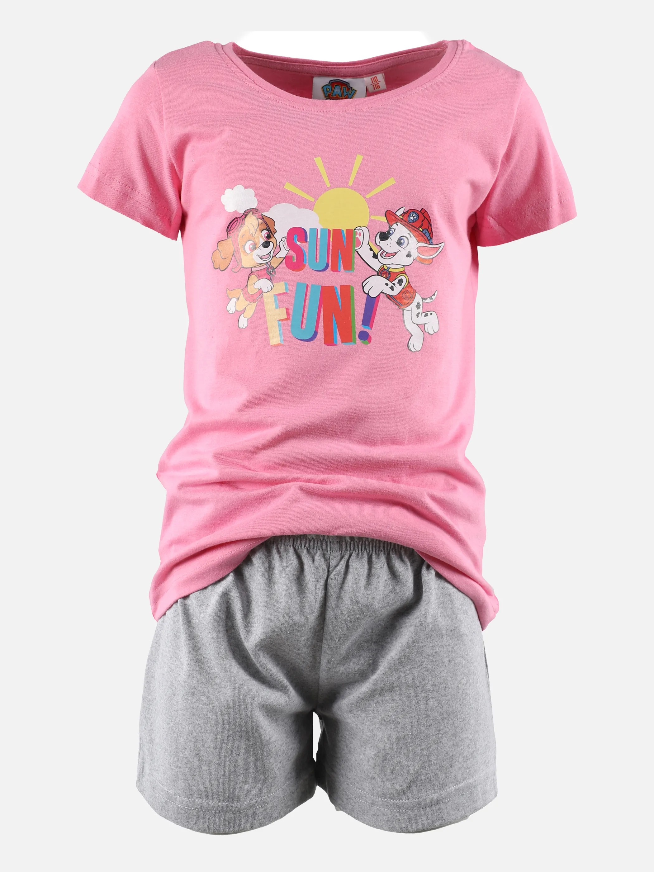 PAW Patrol Mä. Schlafshorty Paw Patrol Pink 880881 PINK/GRAU 1