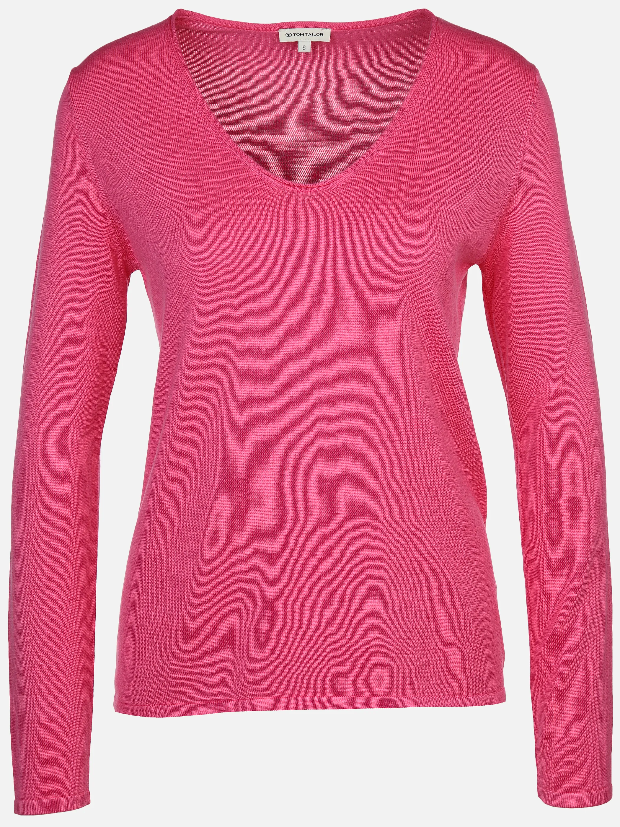 Tom Tailor 1012976 NOS sweater basic v-neck Pink 824304 15799 1