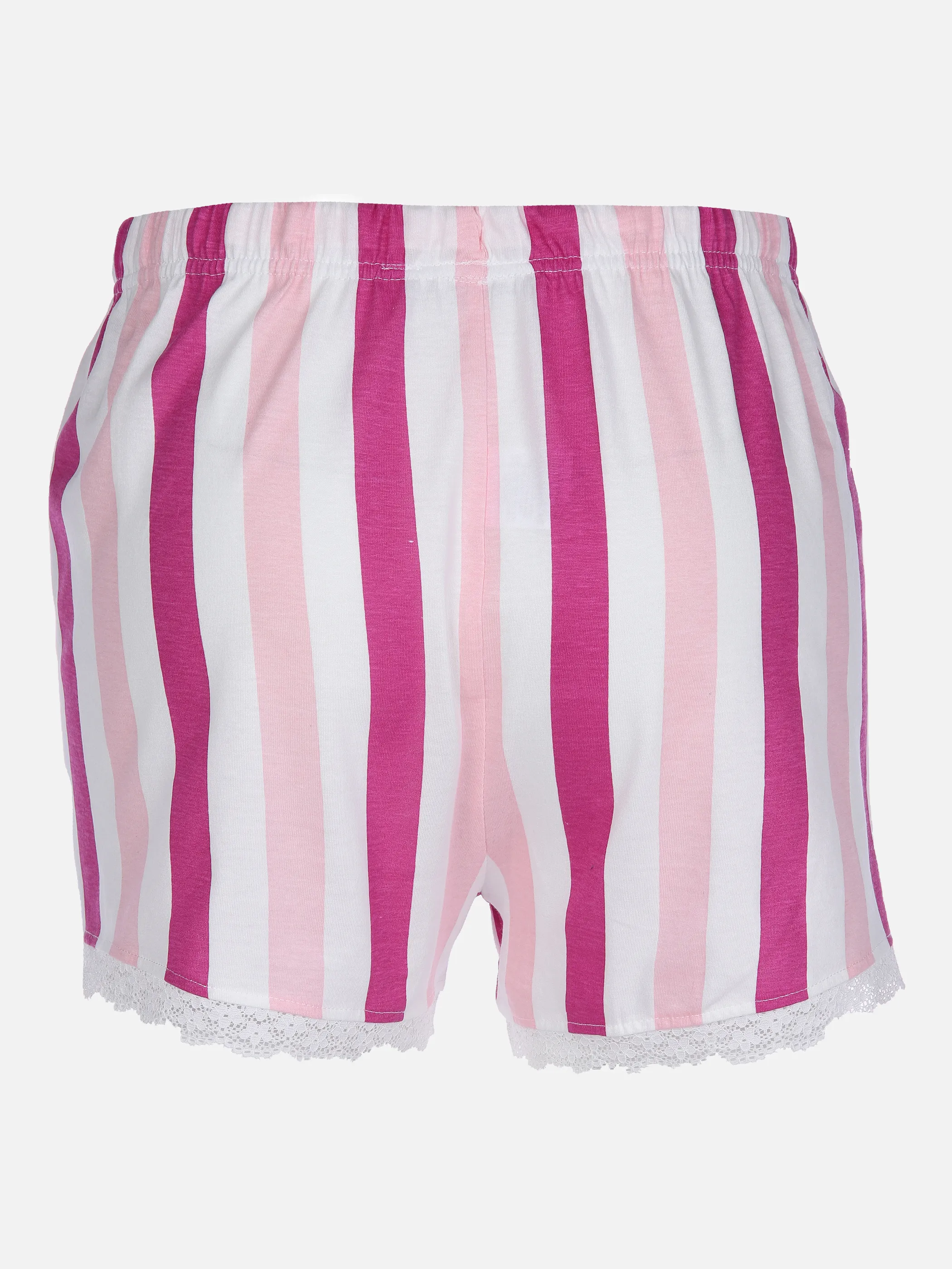 Sure Da. Schlafshort mit Spitze Mix Weiß 862761 ECRU/ROSE 2