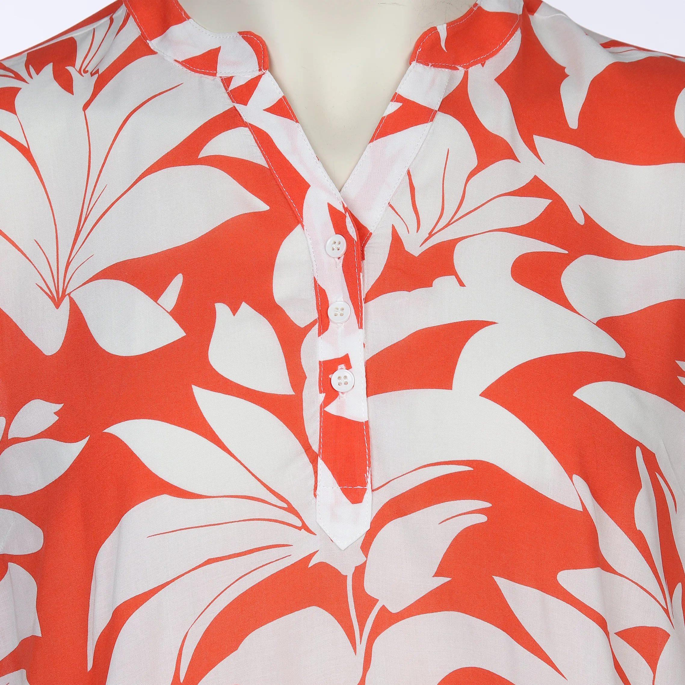 Sonja Blank Da-gr.Gr. Bluse Orange 887627 KORALLE/OF 3 Sonja Blank Da-gr.Gr. Bluse Orange 887627 KORALLE/OF 3