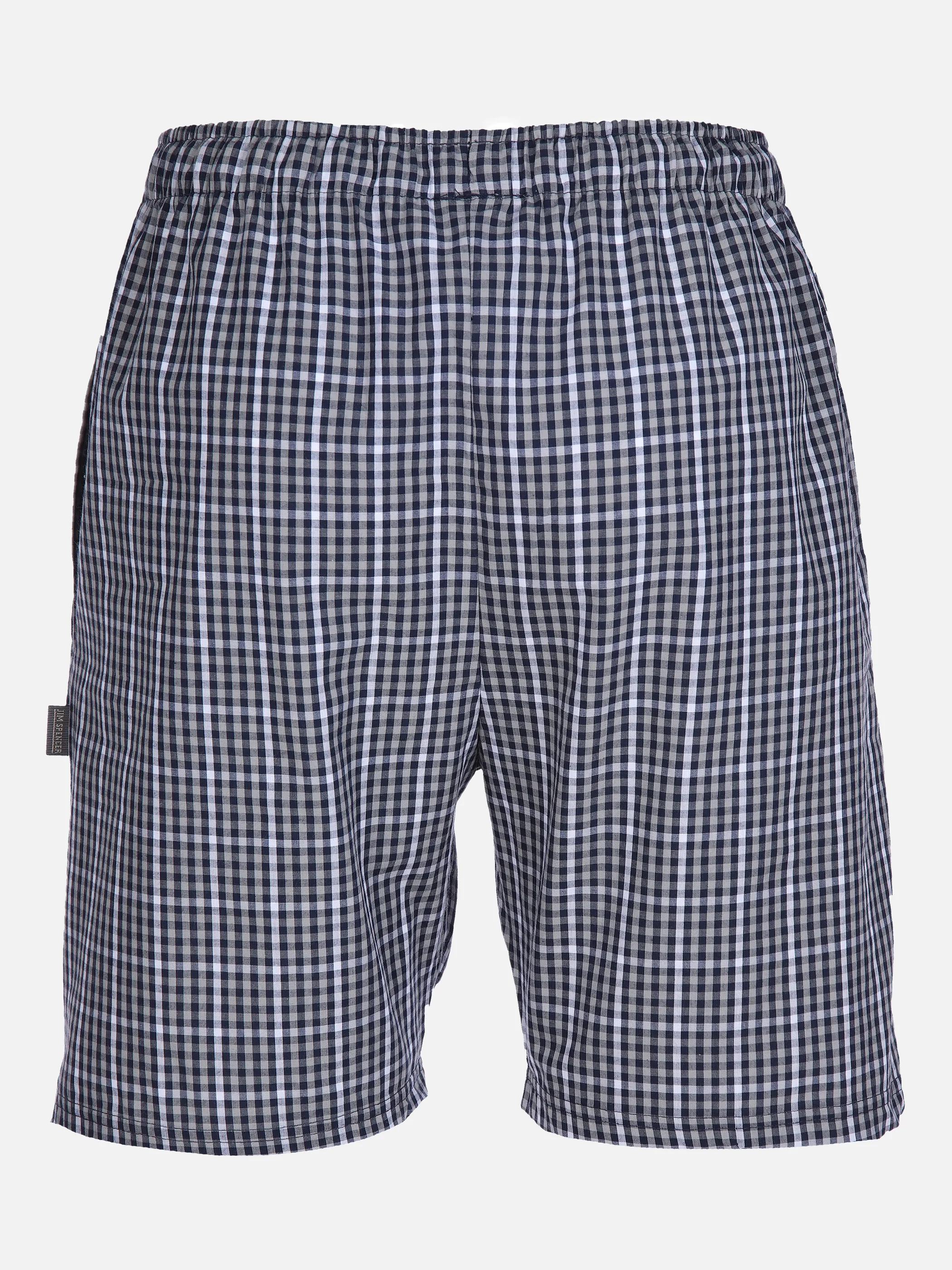 Jim Spencer He. Schlaf Short Karo Bermuda Grau 862769 GRAU/BLAU 2