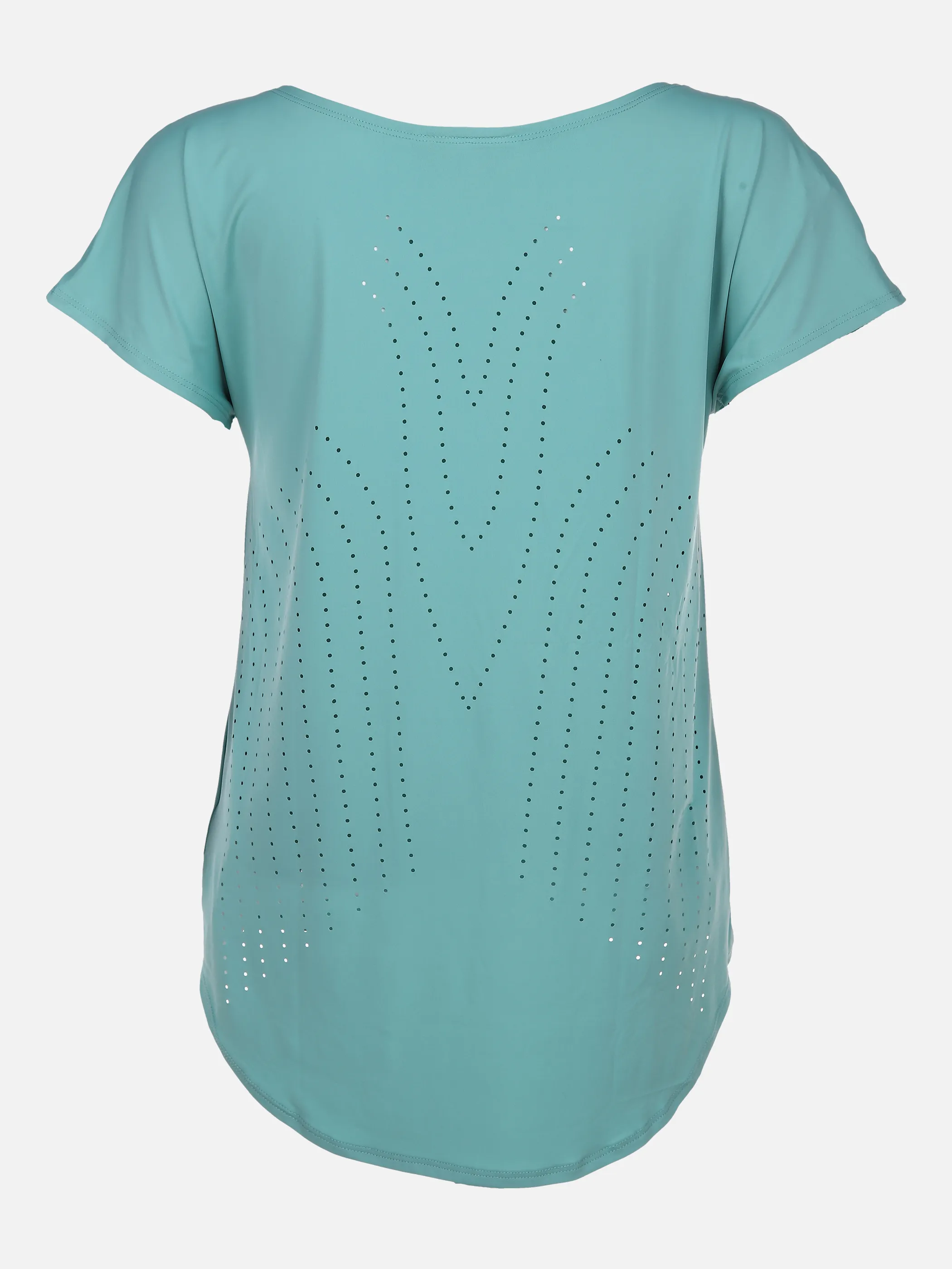 Grinario Sports Da-Sport-T-Shirt, Rundhals Grün 851875 GREEN 2