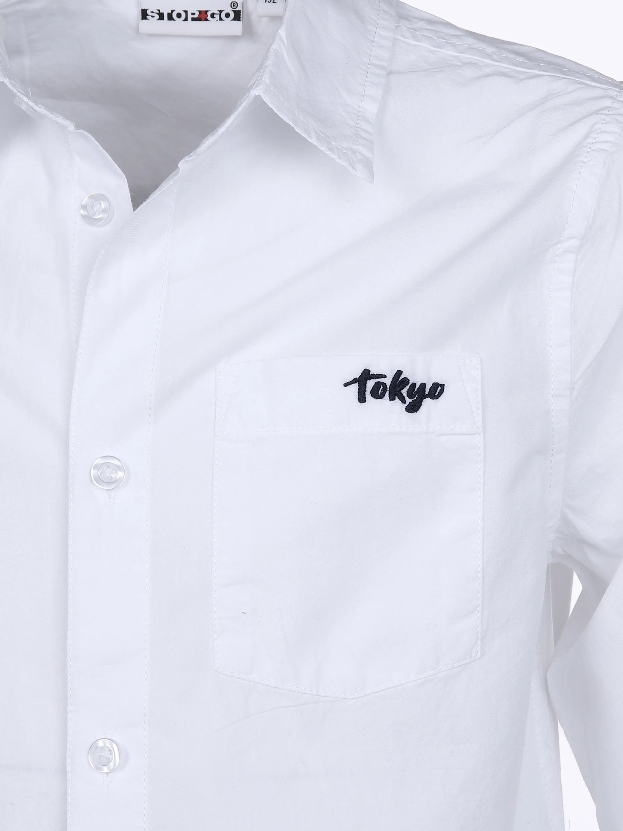 Stop + Go TB Longsleeve Hemd in weiß mit Weiß 860732 WEIß 3 Stop + Go TB Longsleeve Hemd in weiß mit Weiß 860732 WEIß 3